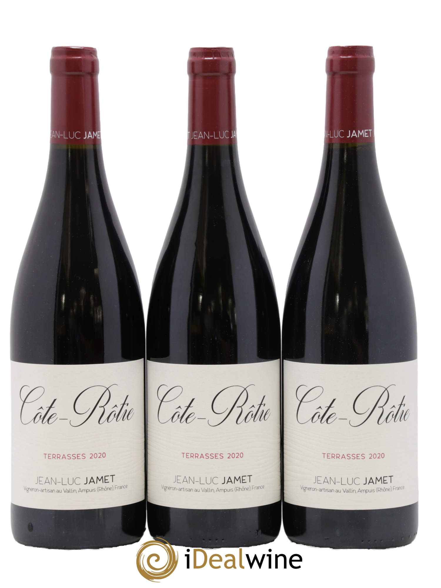 Côte-Rôtie Terrasses Jean-Luc Jamet (Domaine) 2020 - Posten von 3 Flaschen - 0