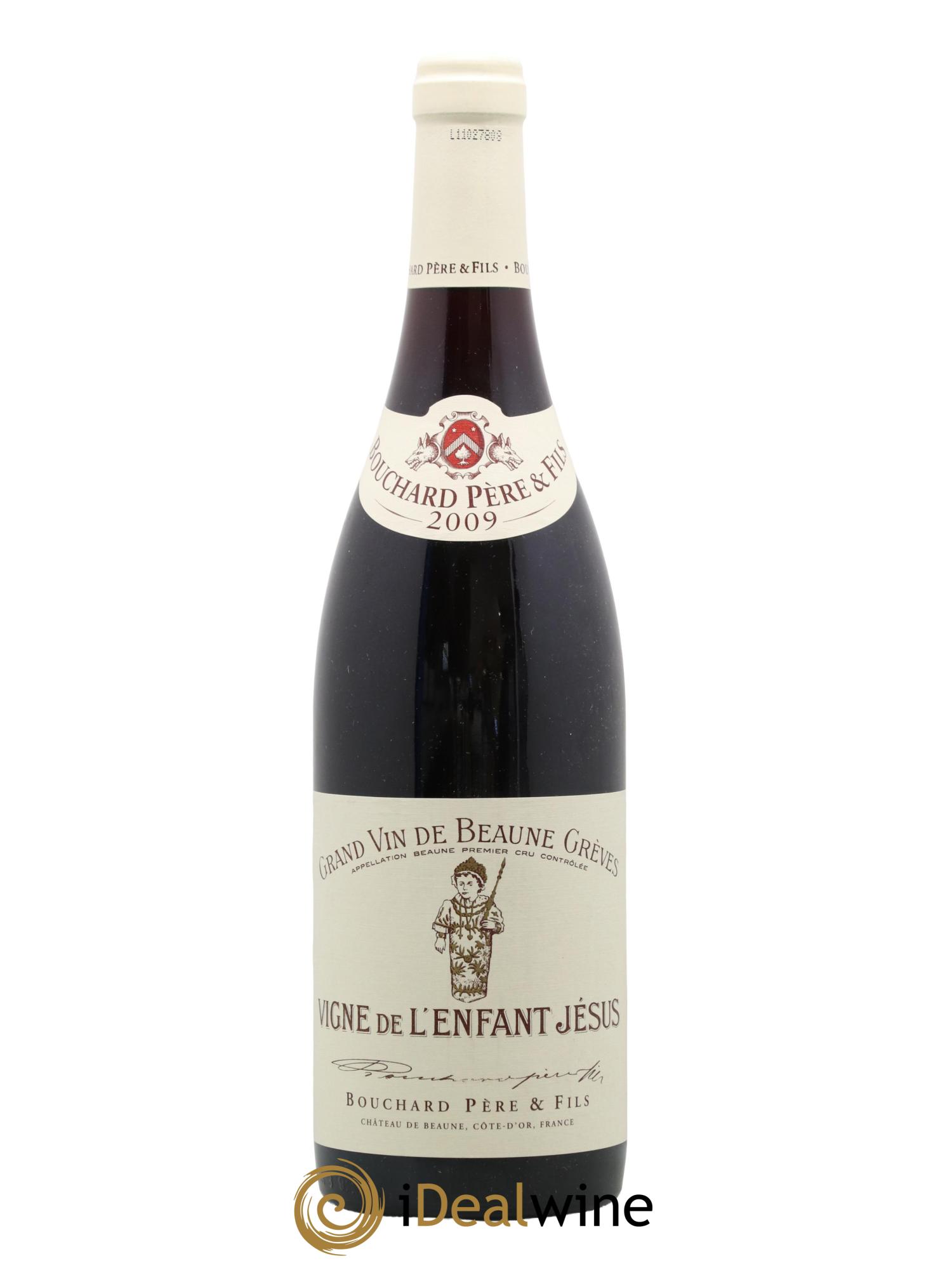 Beaune 1er Cru Grèves - Vigne de l'Enfant Jésus Bouchard Père & Fils 2009 - Lot de 1 bouteille - 0