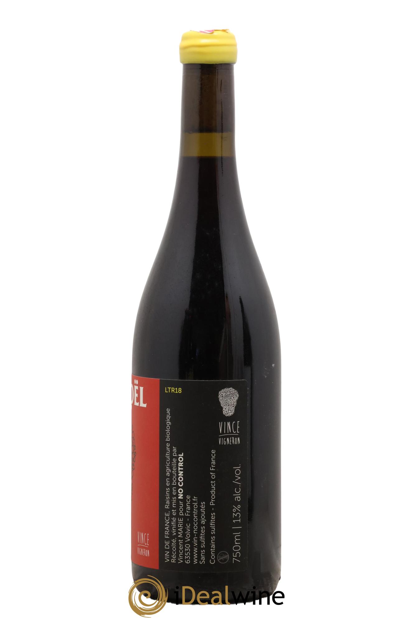 Vin de France Tournoël Riot Vincent Marie - No Control 2018 - Posten von 1 Flasche - 1
