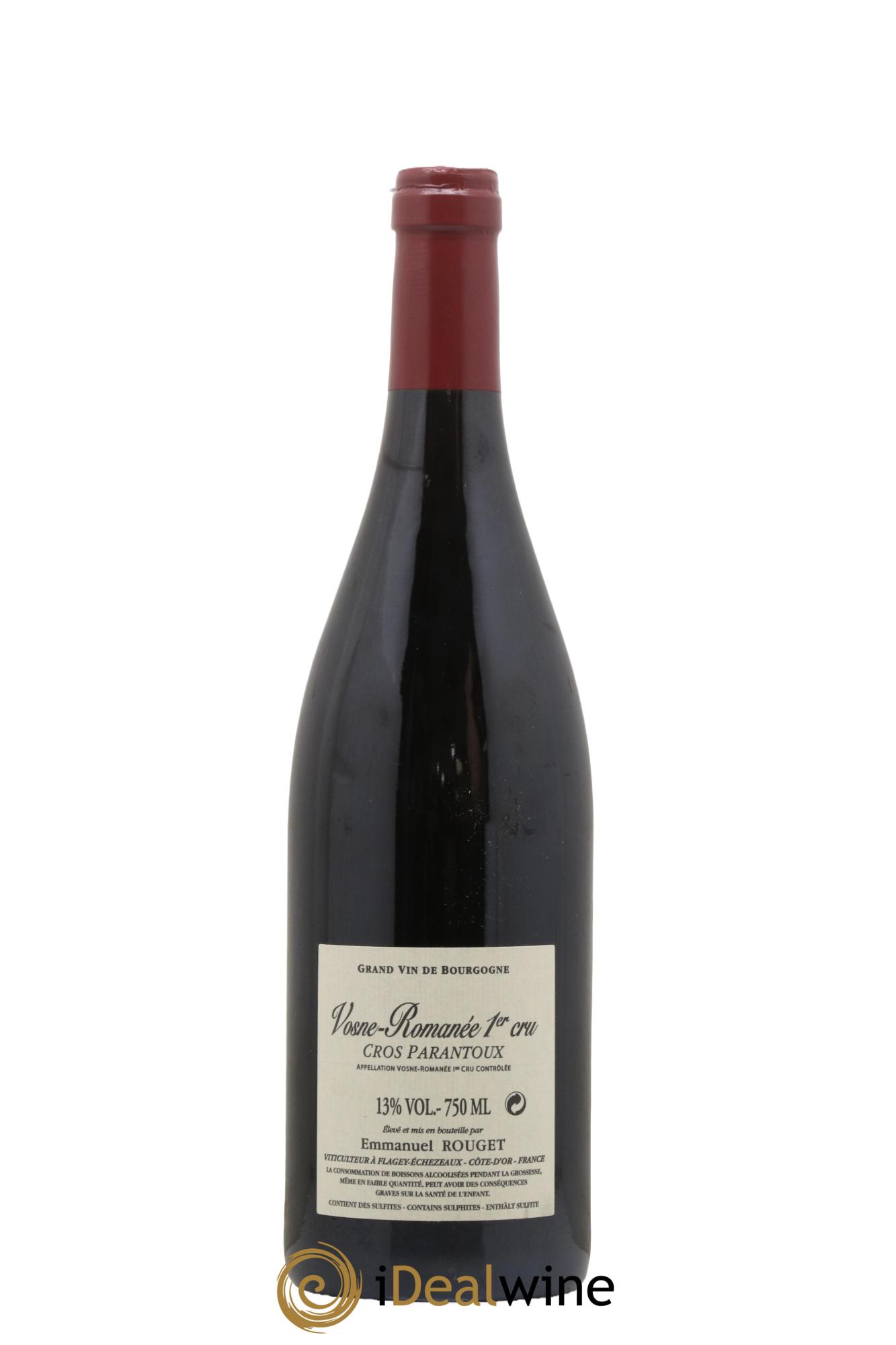 Vosne-Romanée 1er Cru Cros Parantoux Emmanuel Rouget 2011 - Lot of 1 bottle - 1