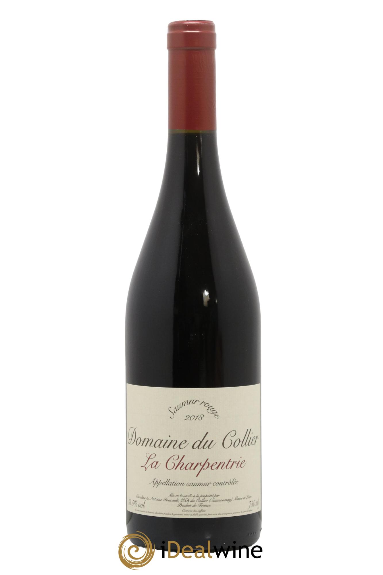 Saumur La Charpentrie Domaine du Collier 2018 - Lot de 1 bouteille - 0