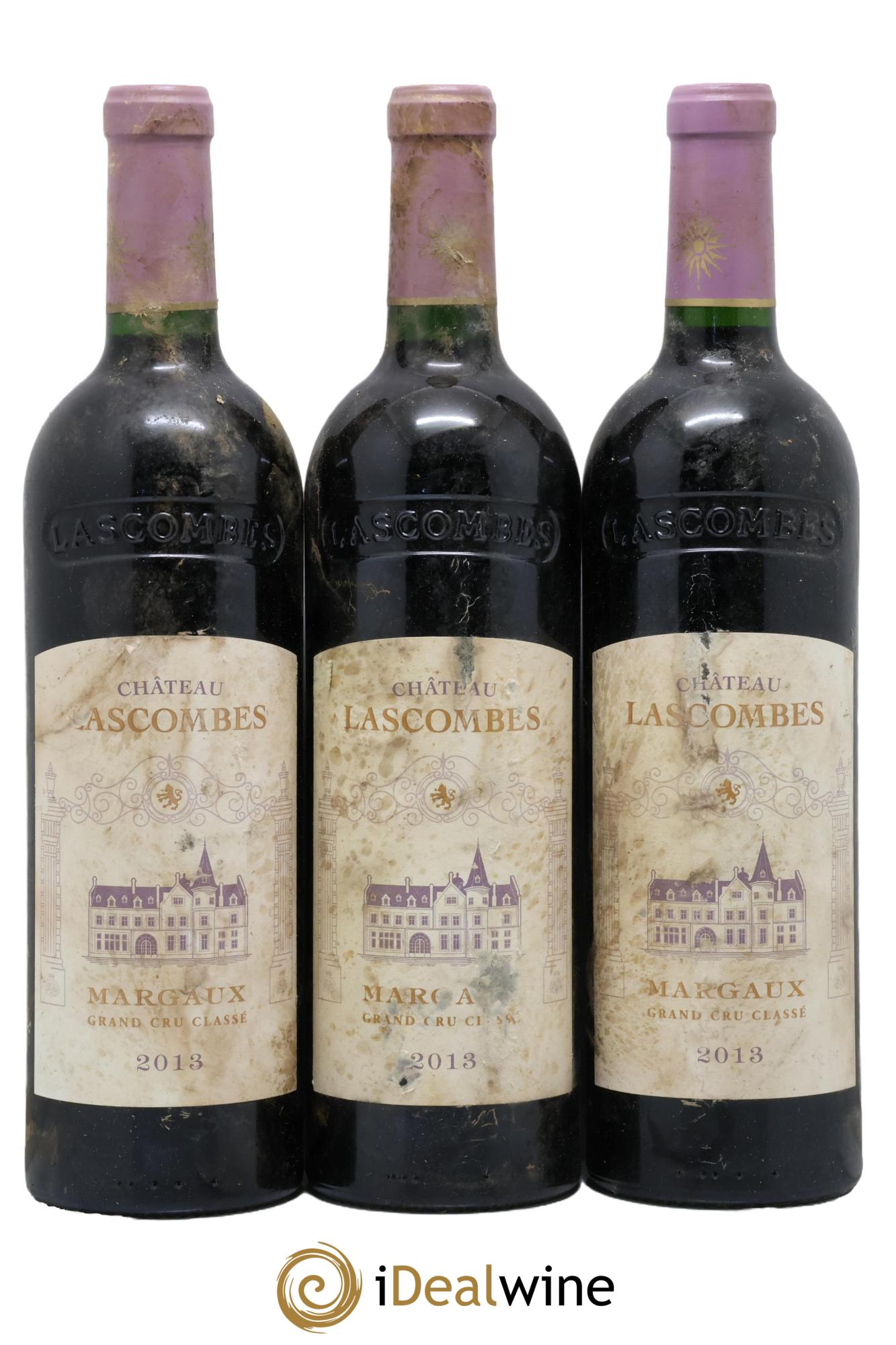Château Lascombes 2ème Grand Cru Classé 2013 - Lotto di 3 bottiglie - 0