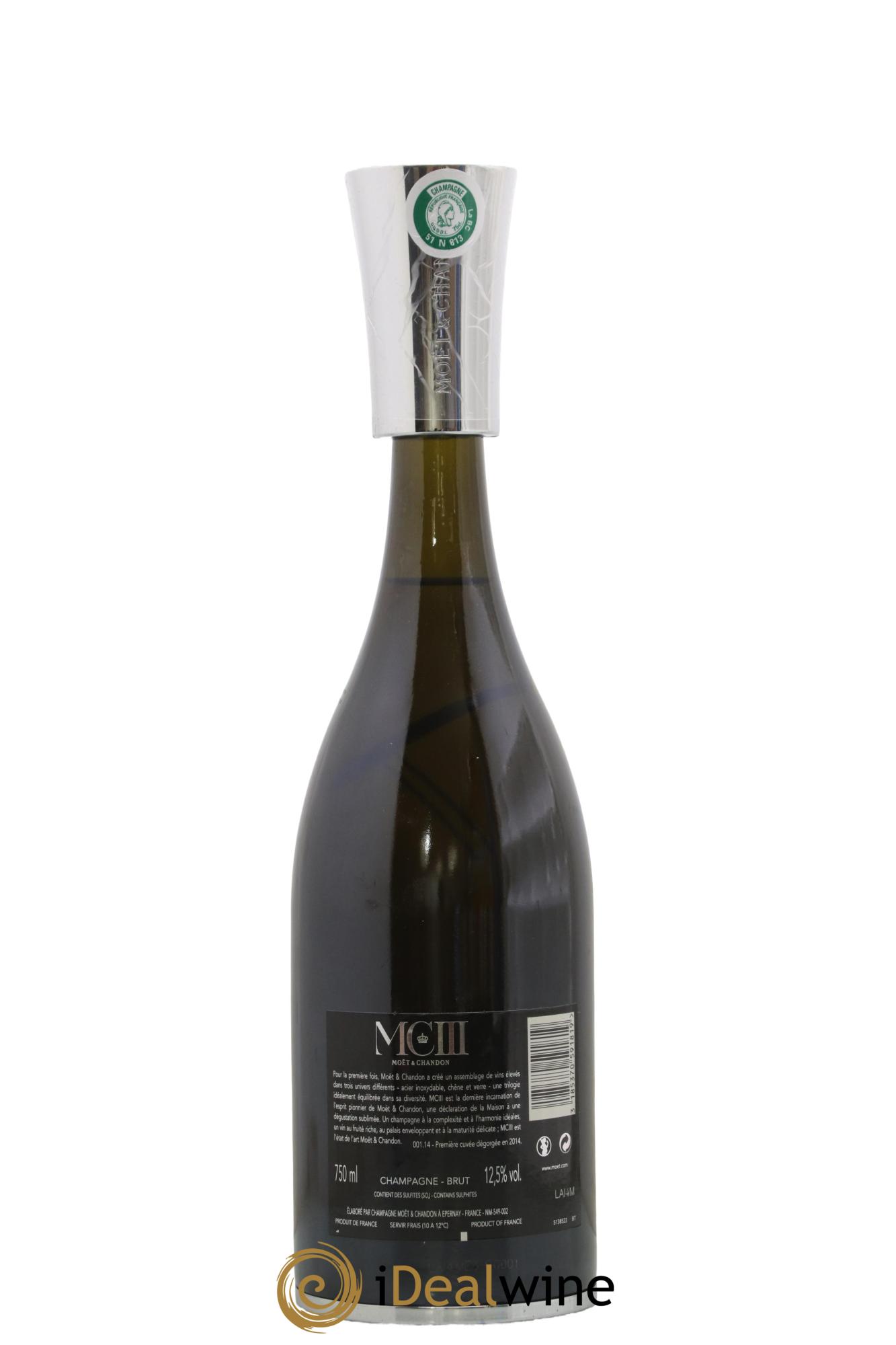 MCIII Brut Moët et Chandon - Lot de 1 bouteille - 1