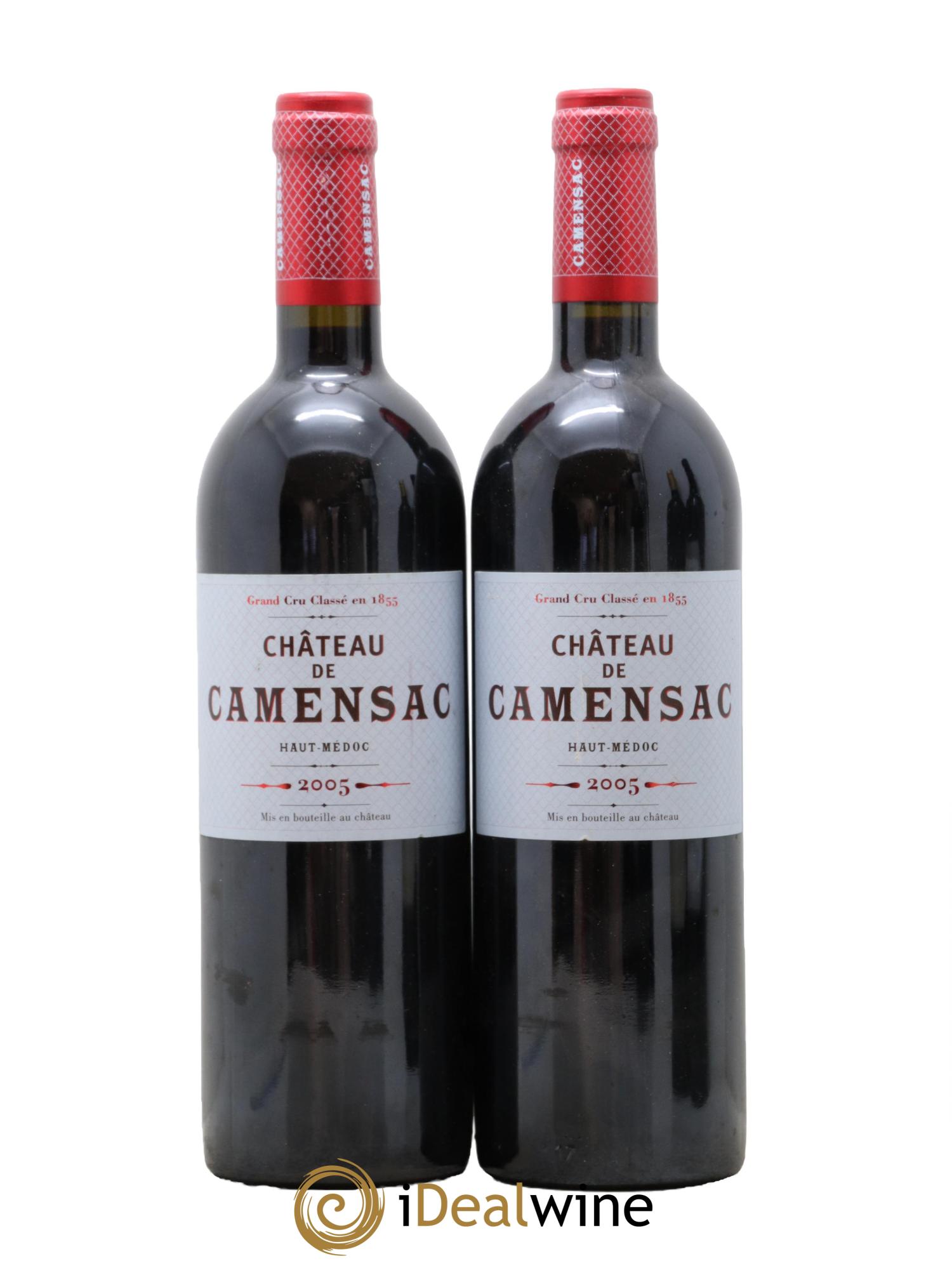 Château Camensac 5ème Grand Cru Classé 2005 - Lot de 2 bouteilles - 0