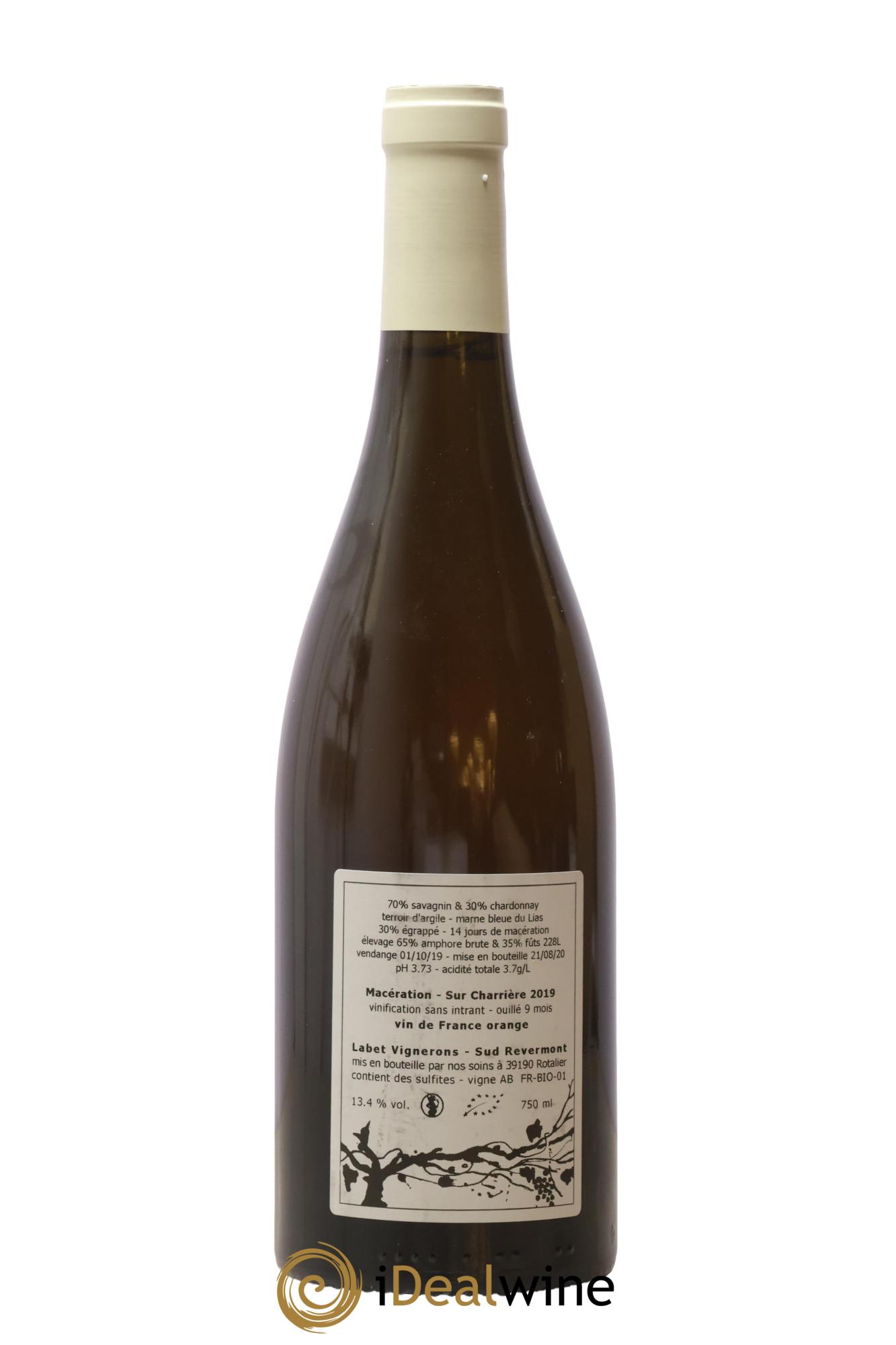 Vin de France Macération Sur Charrière Romain - Julien - Charline Labet 2019 - Lot of 1 bottle - 1