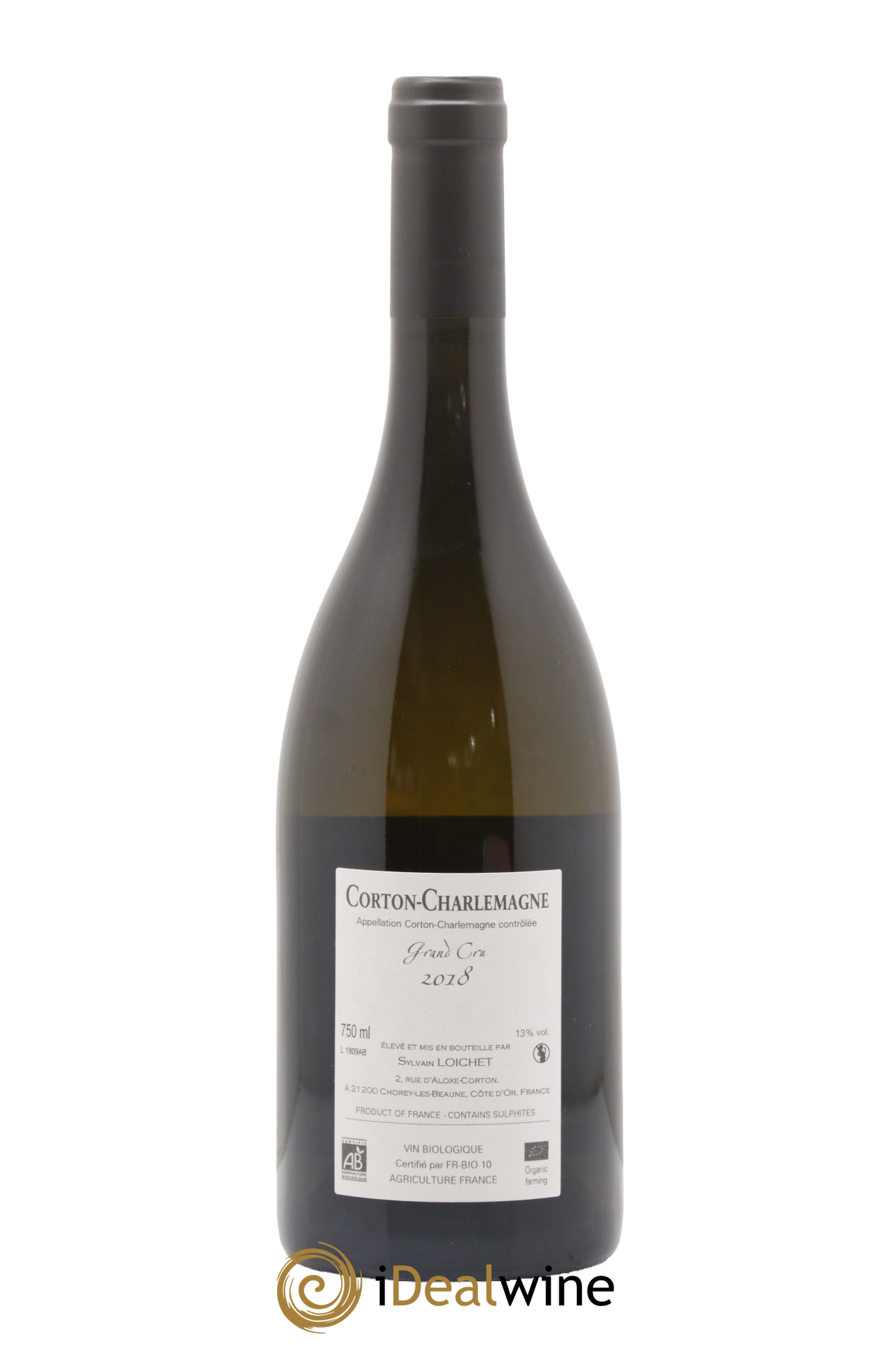 Corton-Charlemagne Grand Cru Sylvain Loichet 2018 - Lot of 1 bottle - 1