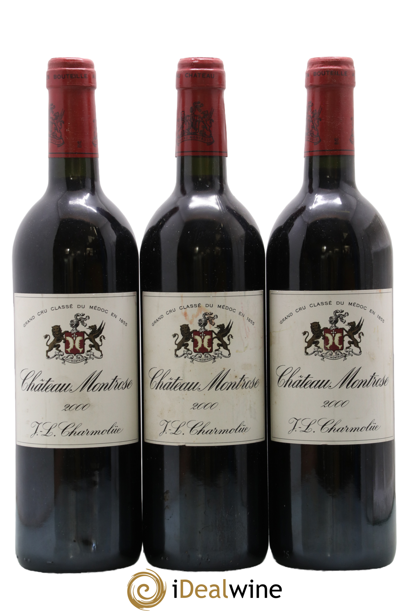 Château Montrose 2ème Grand Cru Classé 2000 - Lot de 3 bouteilles - 0