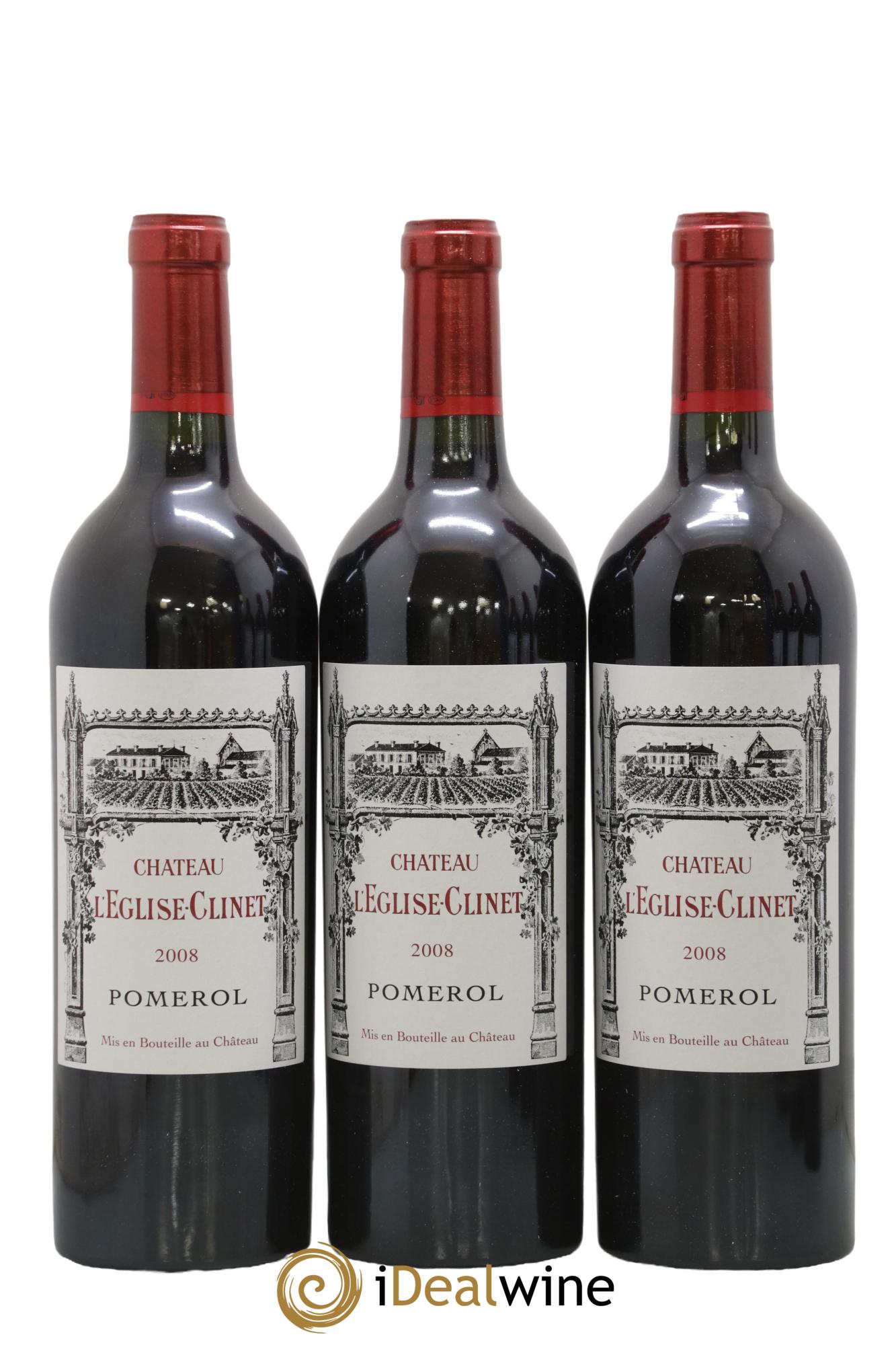 Château l' Église Clinet 2008 - Lot de 6 bouteilles - 2