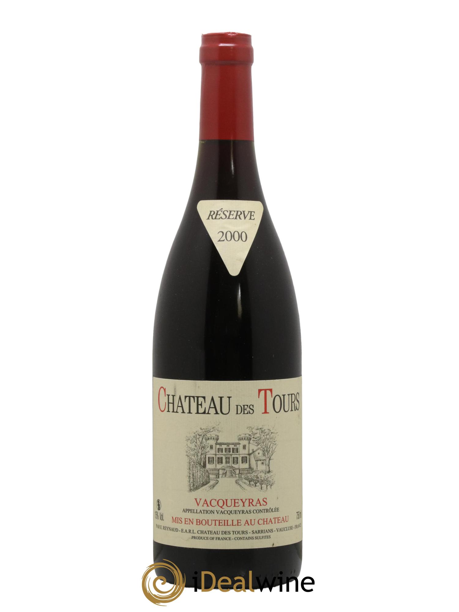 Vacqueyras Château des Tours Emmanuel Reynaud 2000 - Lot of 1 bottle - 0