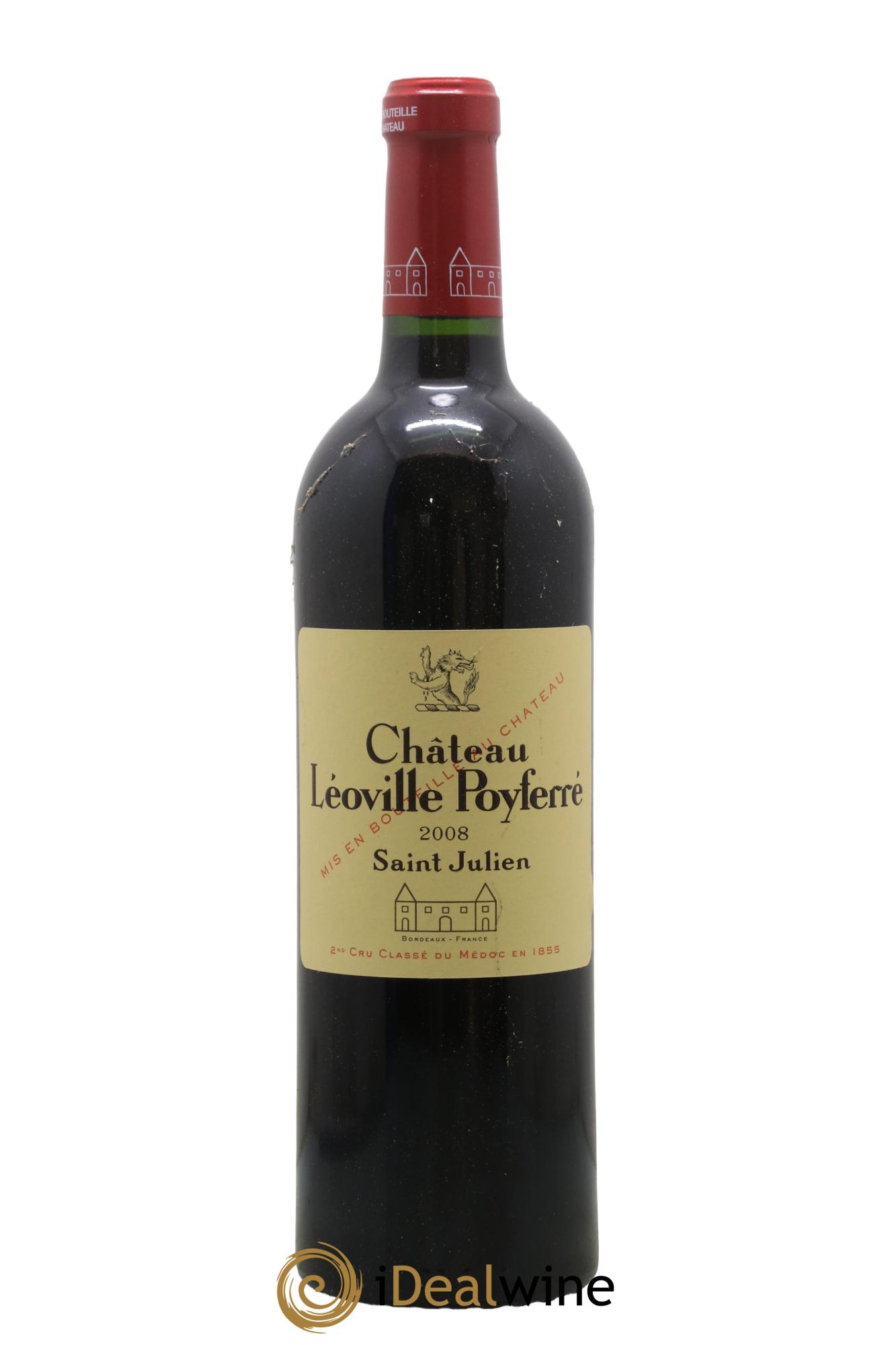 Château Léoville Poyferré 2ème Grand Cru Classé 2008 - Lotto di 1 bottiglia - 0