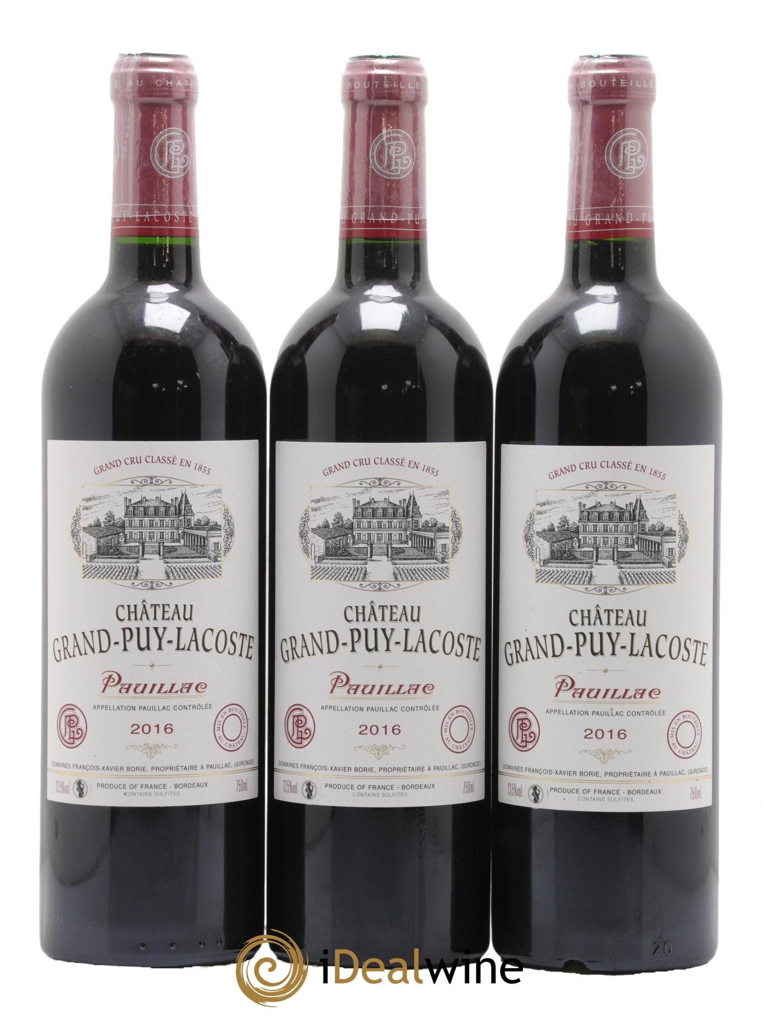 Château Grand Puy Lacoste 5ème Grand Cru Classé 2016 - Lot de 6 bouteilles - 2