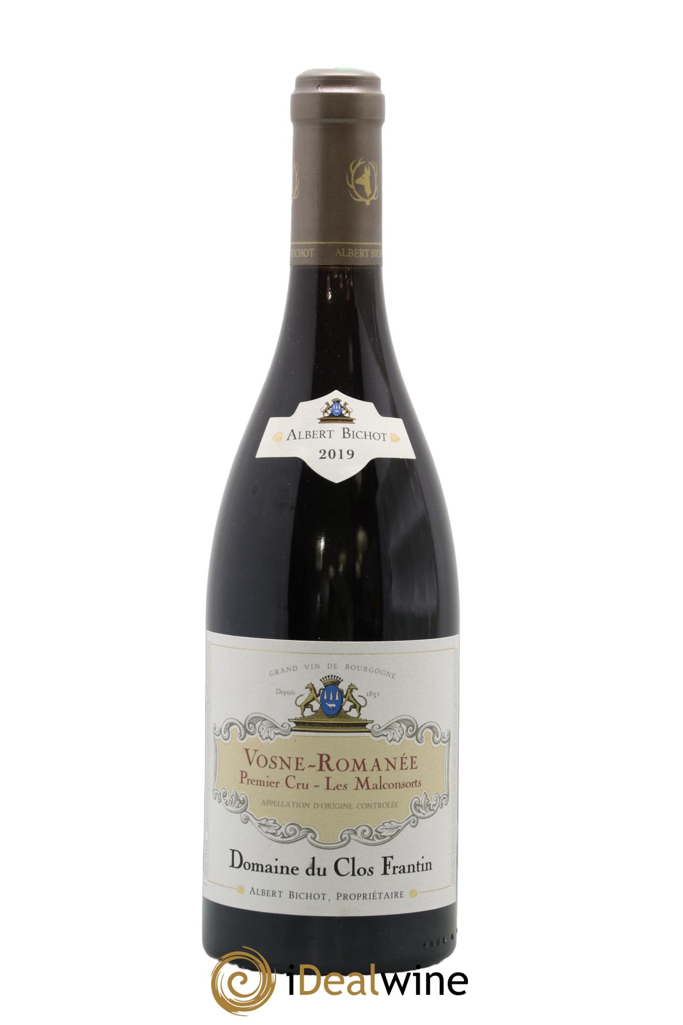 Vosne-Romanée 1er Cru Les Malconsorts Clos Frantin - Albert Bichot 2019 - Lot de 1 bouteille - 0