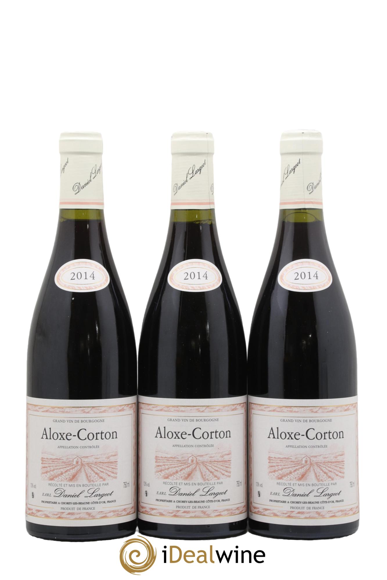 Aloxe-Corton Daniel Largeot 2014 - Lot de 3 bouteilles - 0