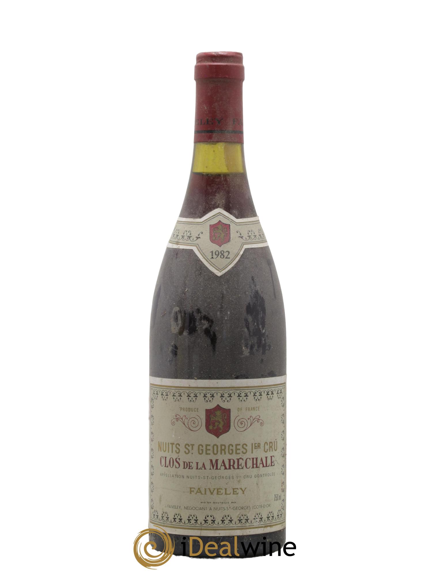 Nuits-Saint-Georges 1er Cru Clos de la Maréchale Faiveley 1982 - Lot de 1 bouteille - 0