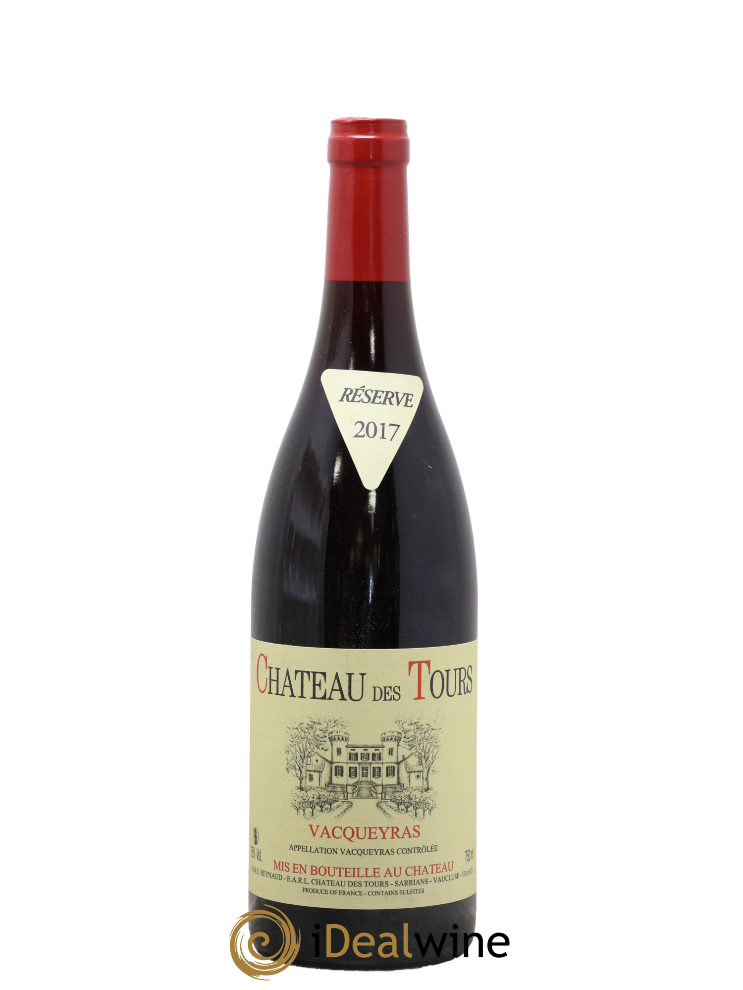 Vacqueyras Château des Tours Emmanuel Reynaud 2017 - Lot de 1 bouteille - 0