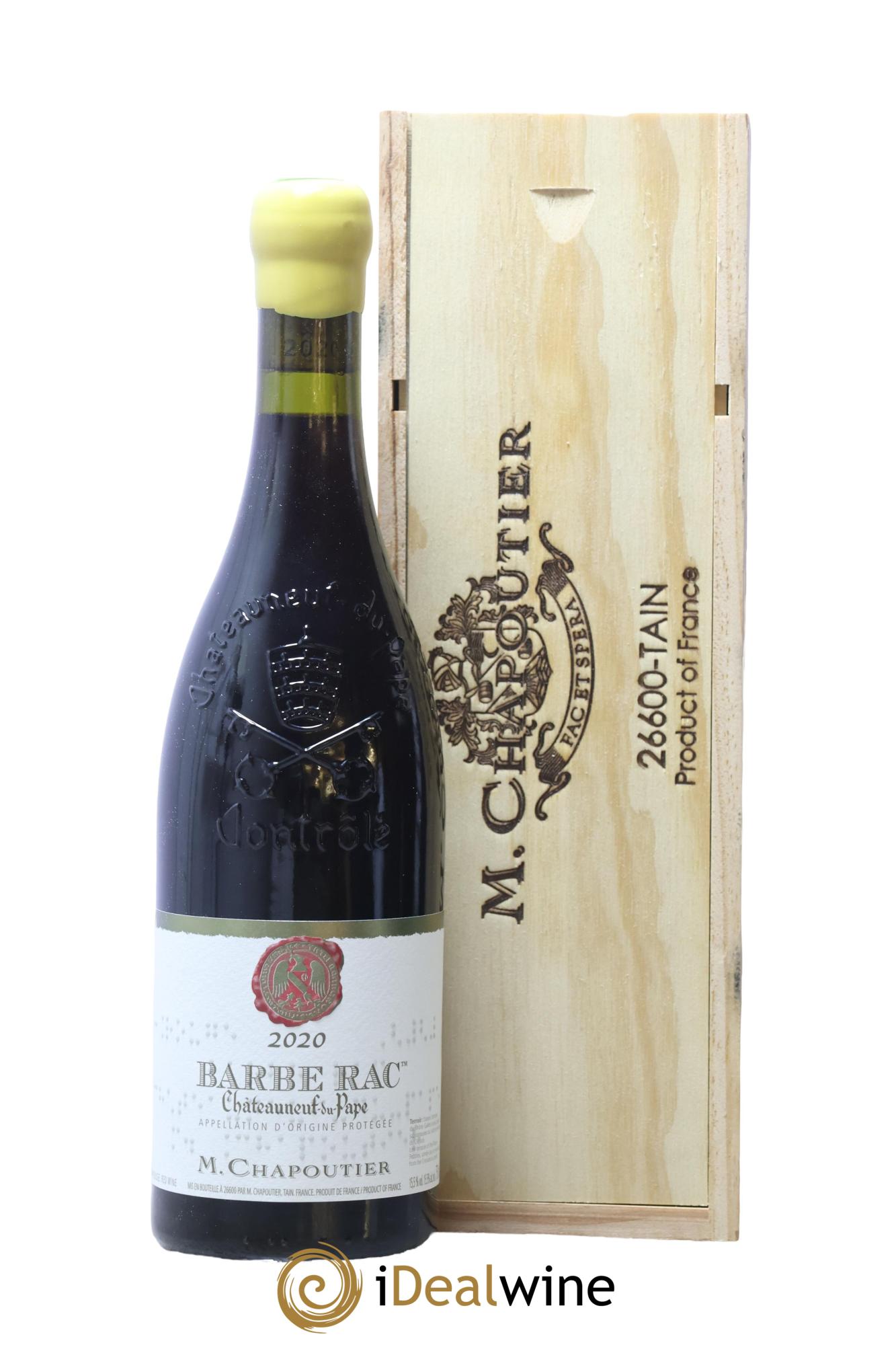 Châteauneuf-du-Pape Barbe Rac Chapoutier 2020 - Lot de 1 bouteille - 0