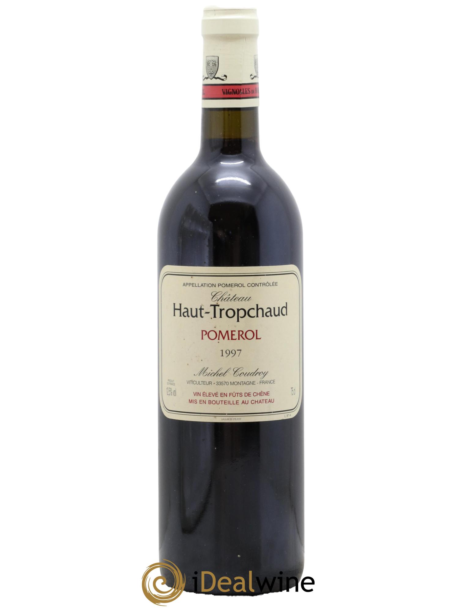 Château Haut Tropchaud 1997 - Lot de 1 bouteille - 0
