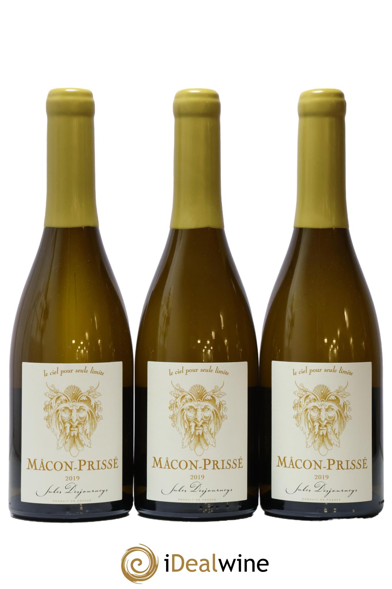 Mâcon-Prissé En Chailloux Jules Desjourneys 2019 - Lot de 3 bouteilles - 0