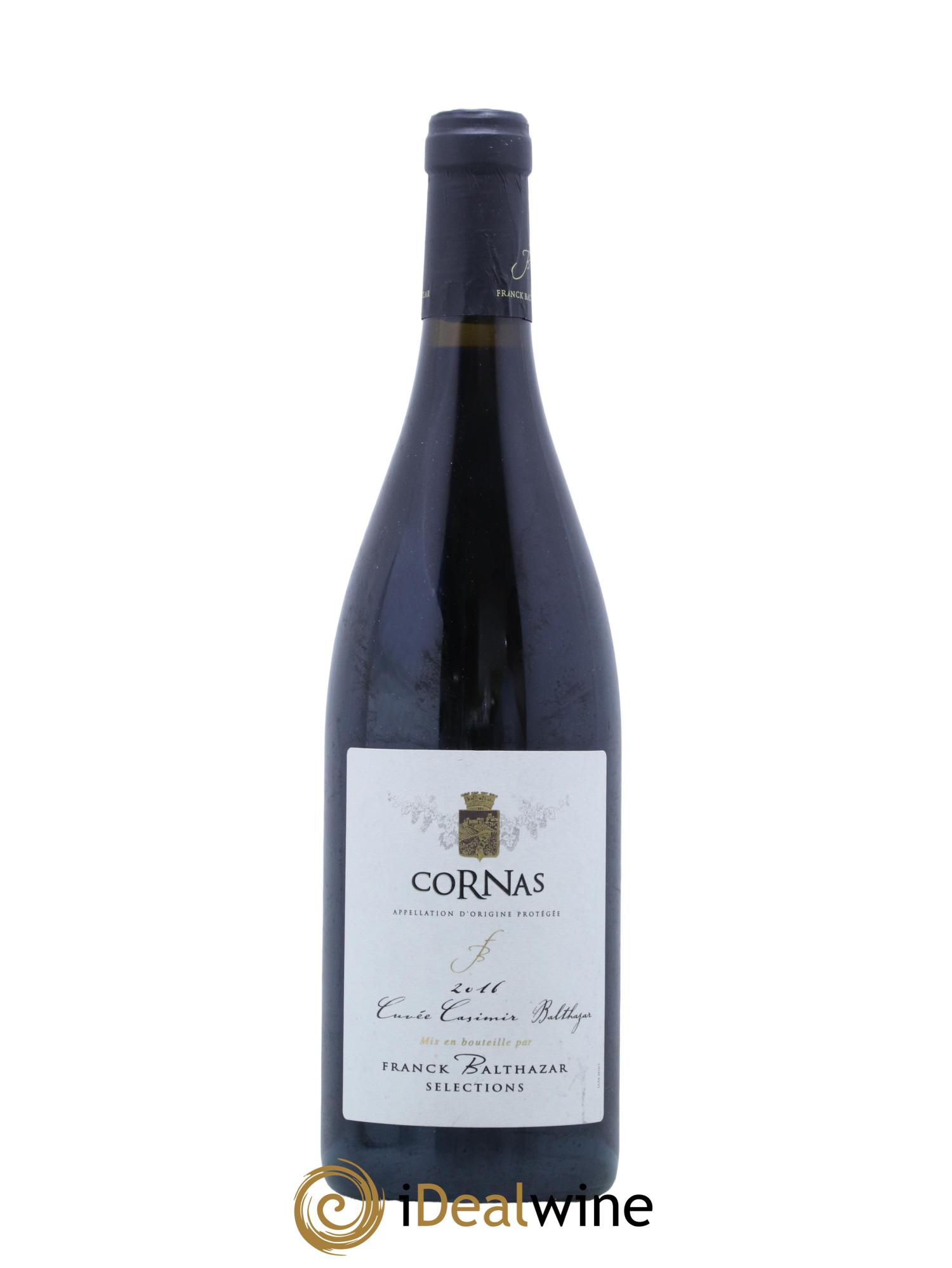 Cornas Cuvée Casimir Balthazar Franck Balthazar (Domaine) 2016 - Lot de 1 bouteille - 0