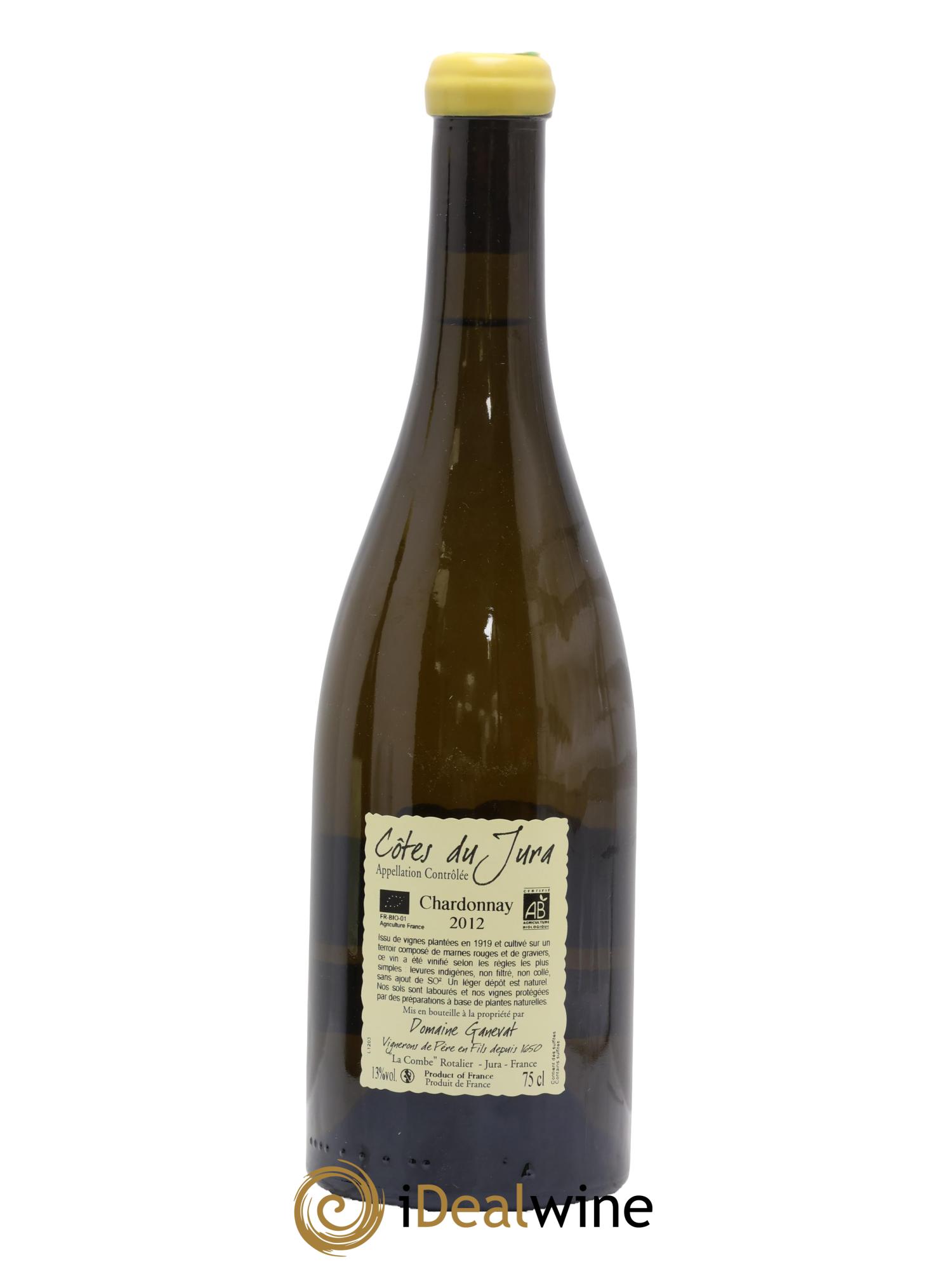 Côtes du Jura Les Grands Teppes Vieilles Vignes Jean-François Ganevat (Domaine) 2012 - Lot de 1 bouteille - 1