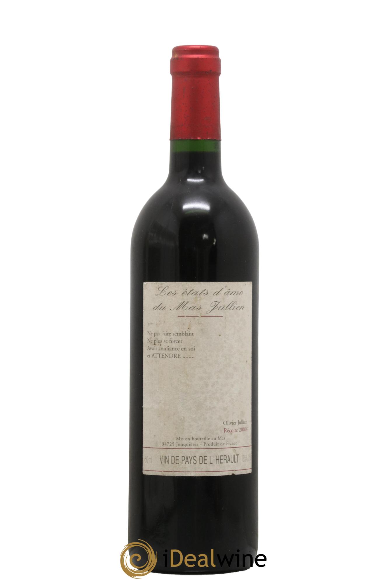 Pays d'Hérault Attendre Mas Jullien 2000 - Lot de 1 bouteille - 0