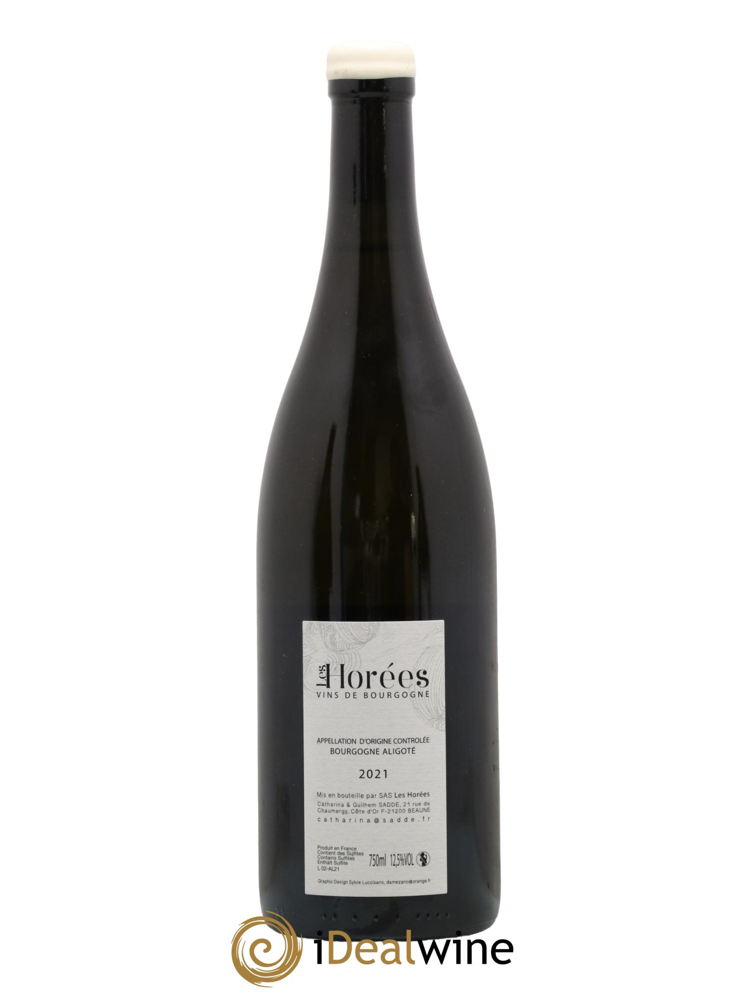 Bourgogne Aligoté En Coulezain Les Horées 2021 - Lot of 1 bottle - 1