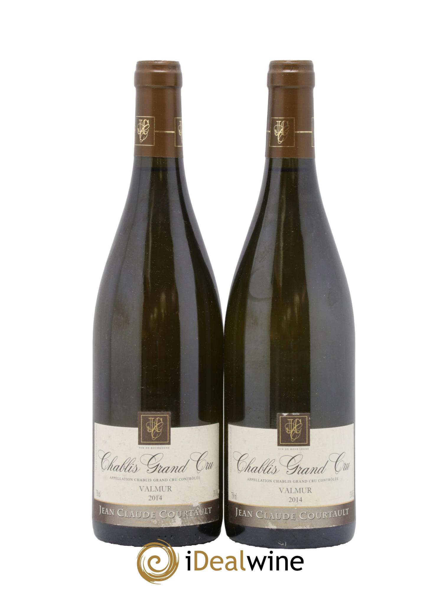 Chablis Grand Cru Valmur Courtault 2014 - Lotto di 2 bottiglie - 0