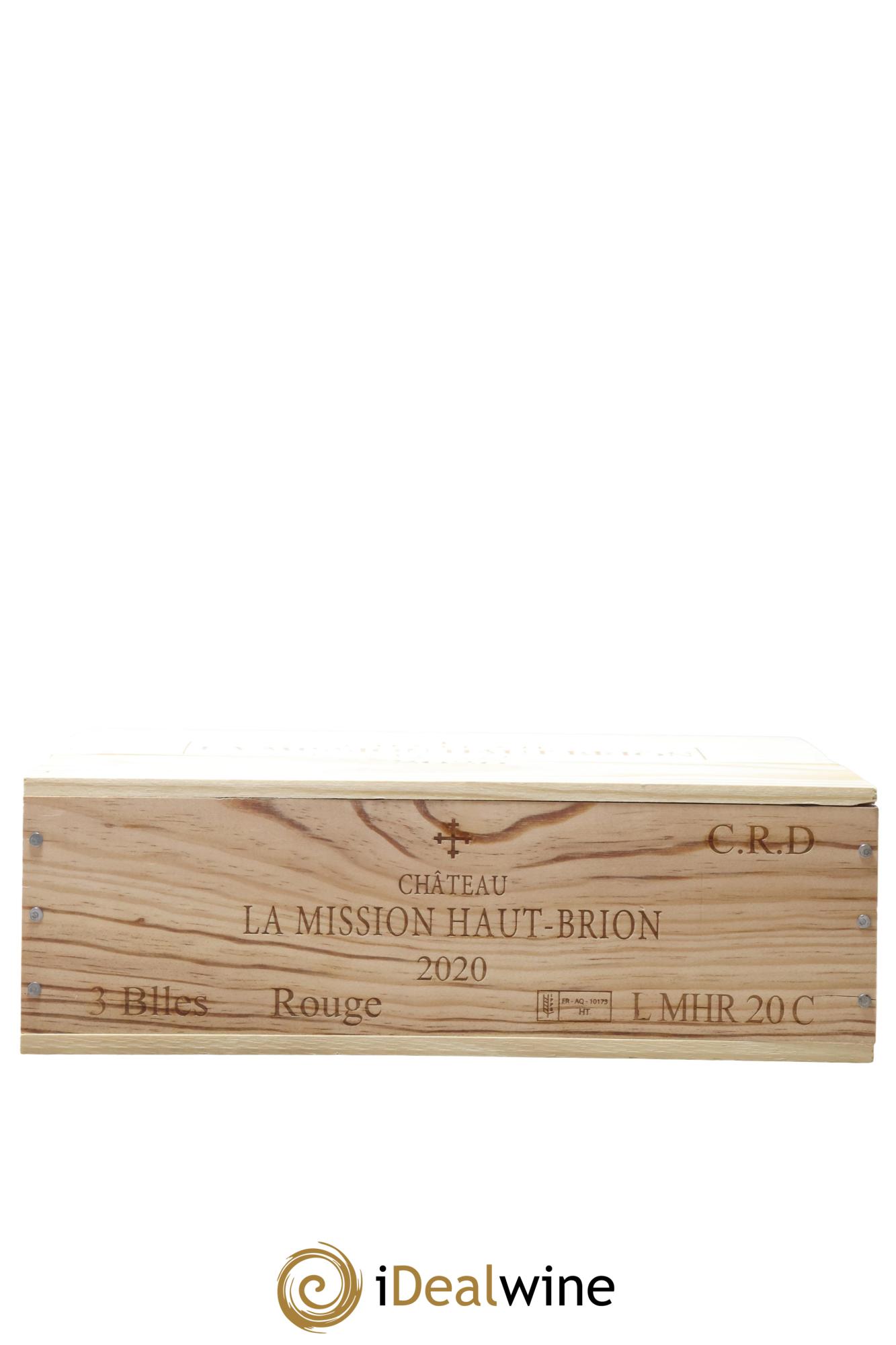 Château la Mission Haut-Brion Cru Classé de Graves 2020 - Lot de 3 bouteilles - 2
