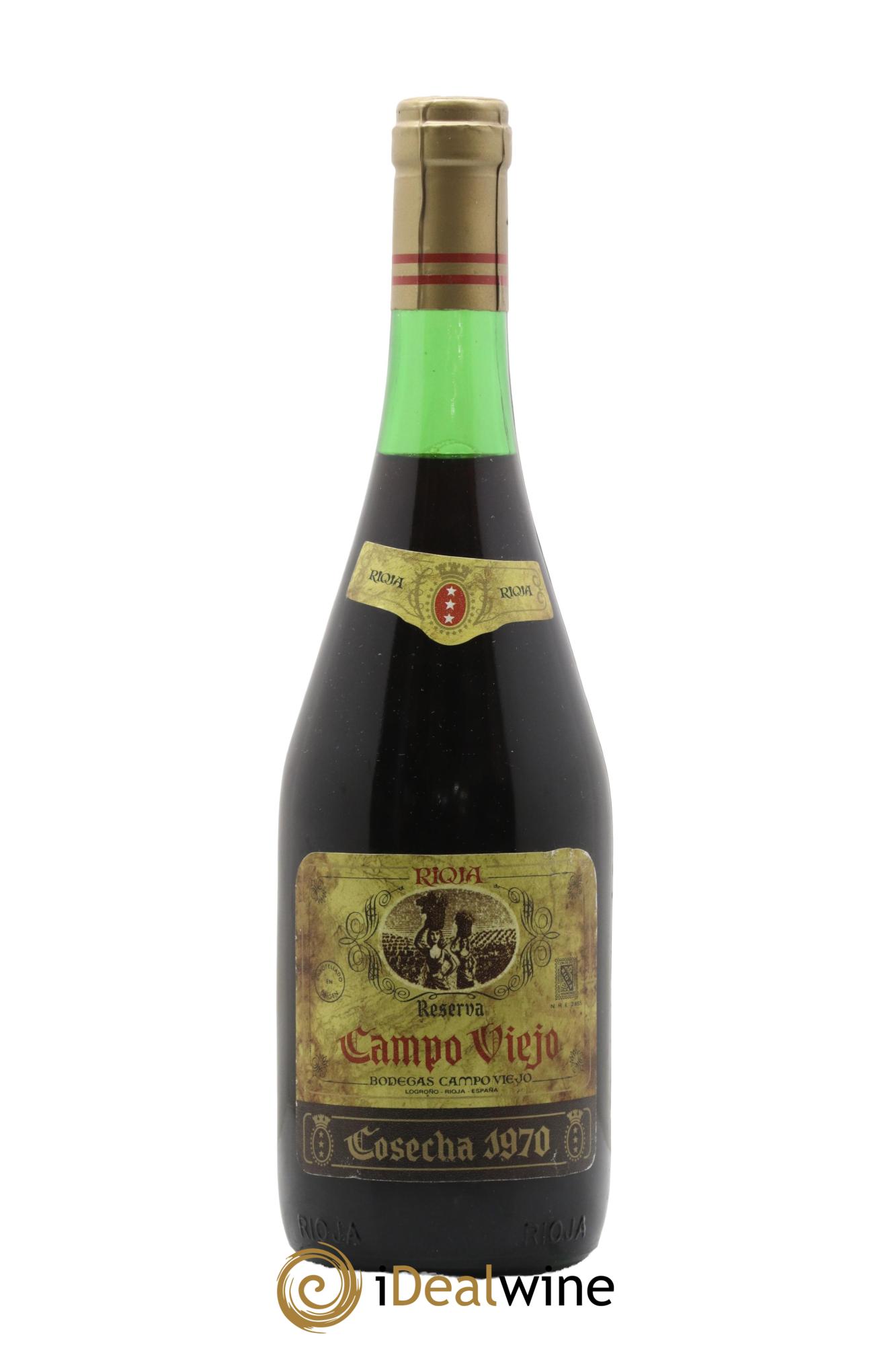 Rioja DOCA Campo Viejo Reserva 1970 - Lotto di 1 bottiglia - 0
