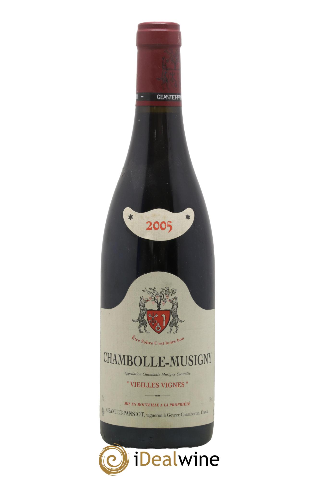 Chambolle-Musigny Vieilles vignes Geantet-Pansiot 2005 - Posten von 1 Flasche - 0
