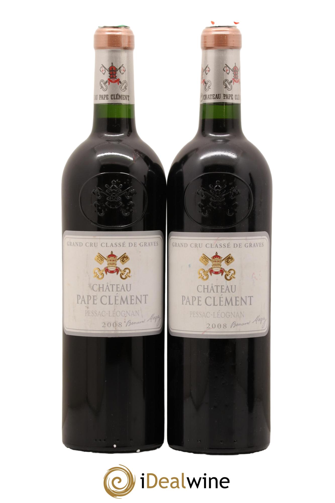 Château Pape Clément Cru Classé de Graves 2008 - Lot of 2 bottles - 0
