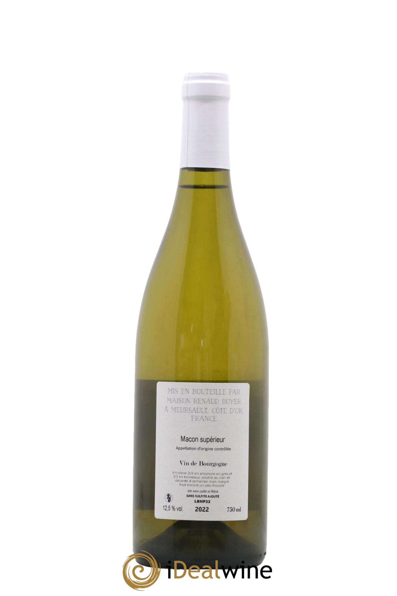 Mâcon Supérieur Préty... sur un nuage Renaud Boyer Prety sur un nuage Renaud Boyer 2022 - Lot de 1 bouteille - 1