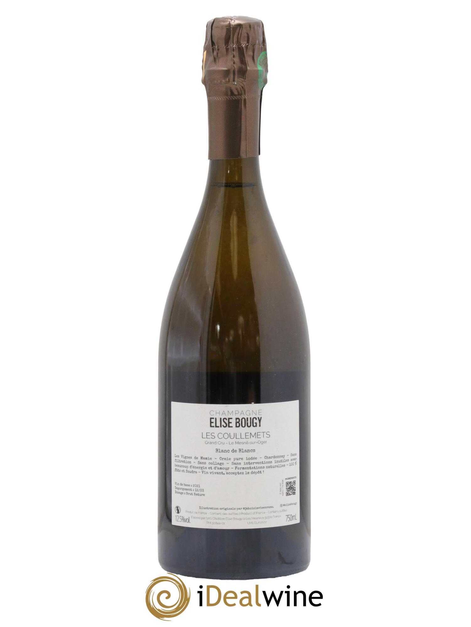 Les Coullemets Elise Bougy 2021 - Lot de 1 bouteille - 1