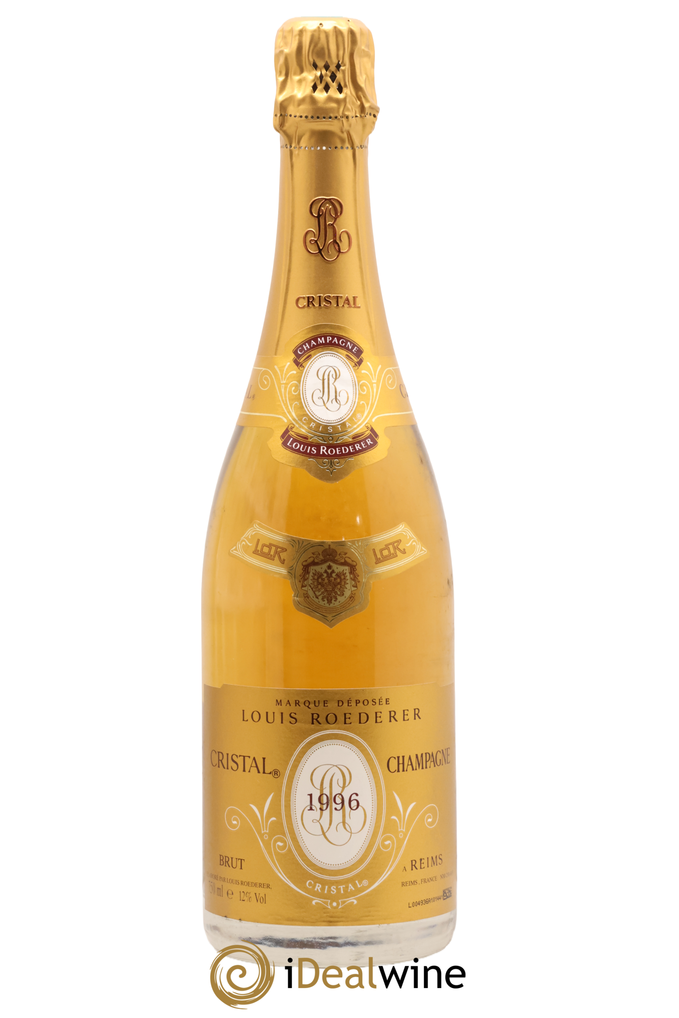 Cristal Louis Roederer 1996 - Lot de 1 bouteille - 0