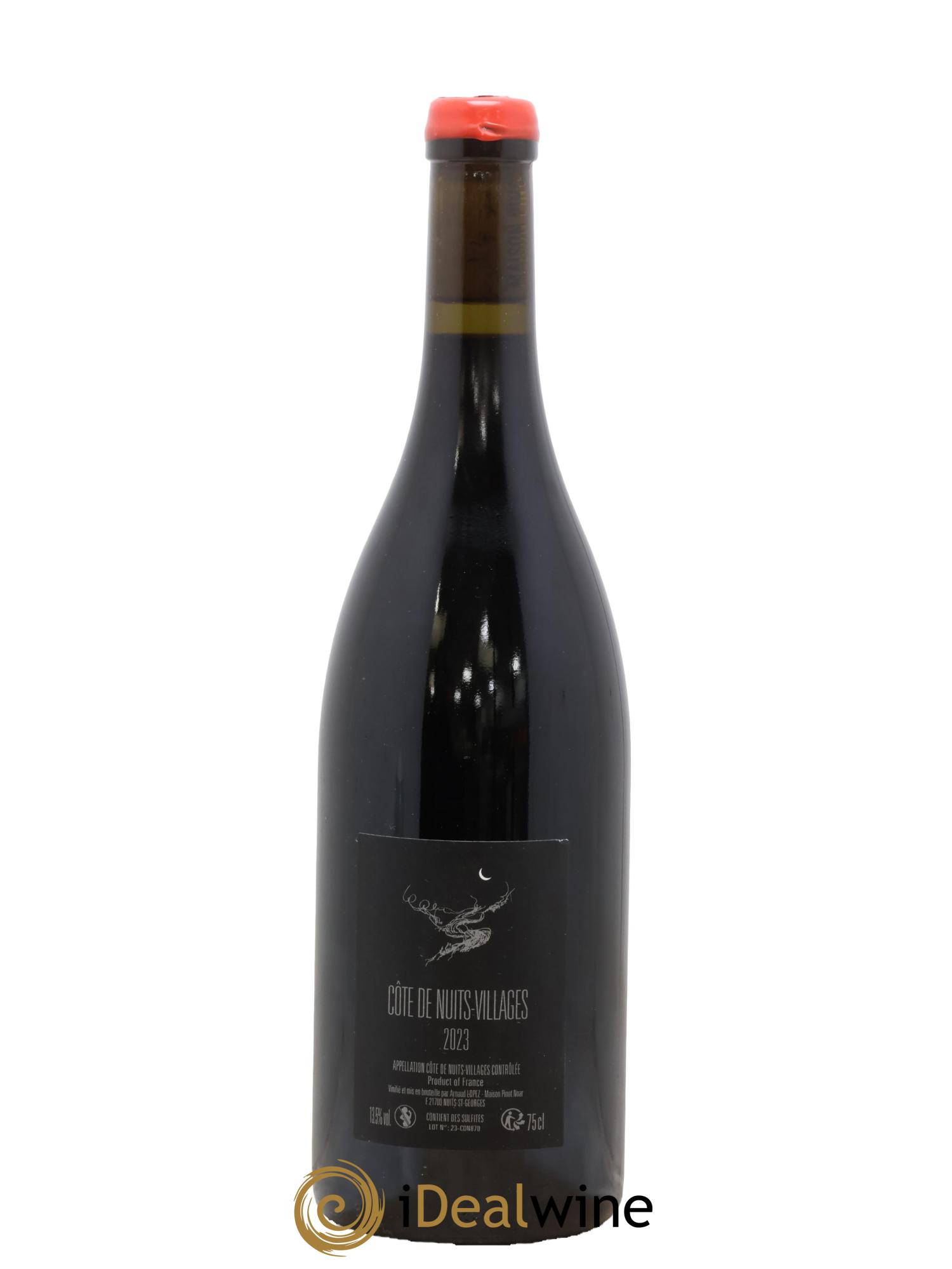 Côte de Nuits-Villages Arnaud Lopez 2023 - Lot of 1 bottle - 1