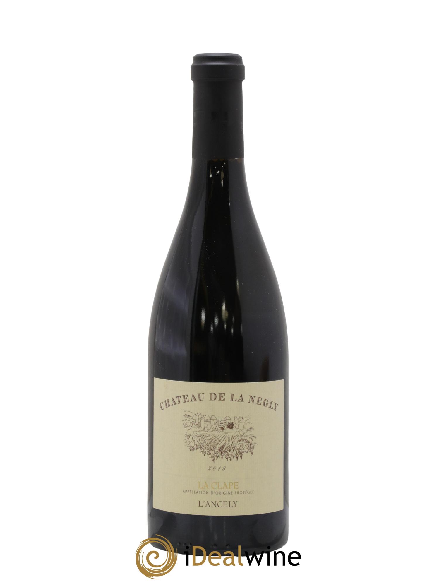 La Clape Château de La Négly L'Ancely Jean Paux-Rosset 2018 - Lot de 1 bouteille - 0