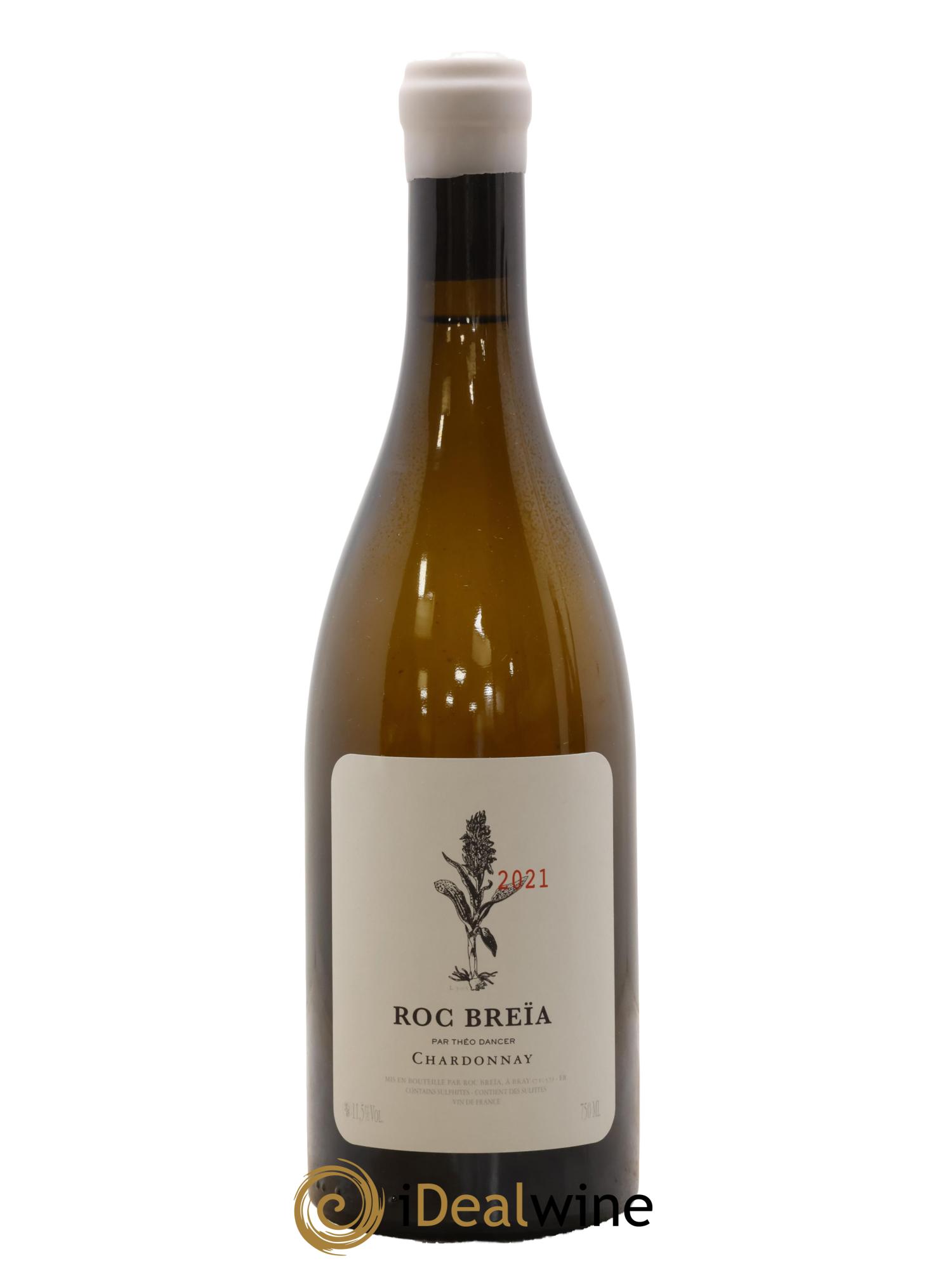 Vin de France Chardonnay Roc Breïa (Théo Dancer) 2021 - Lot de 1 bouteille - 0