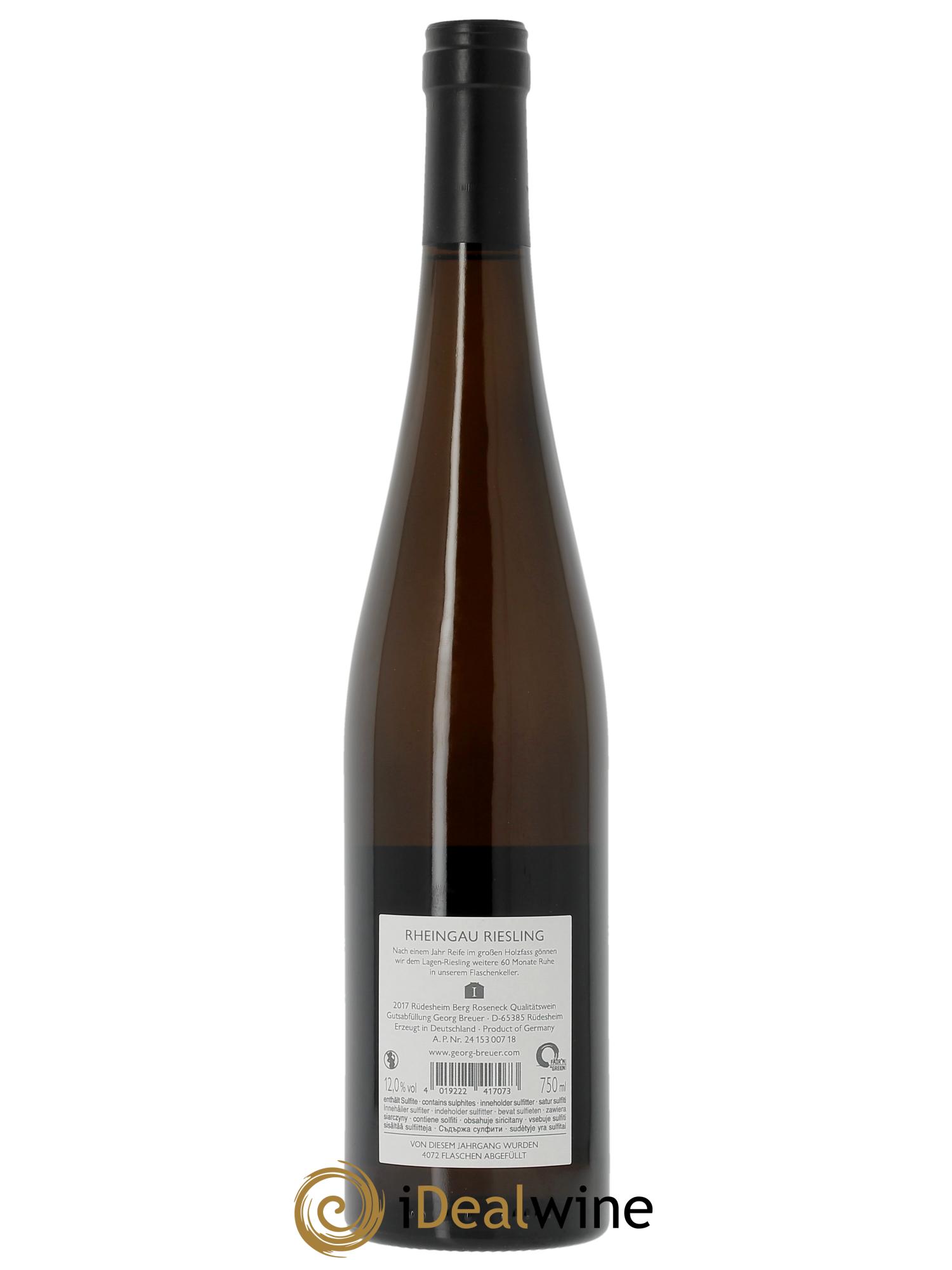 Riesling Georg Breuer Berg Roseneck Georg Breuer  2017 - Lotto di 1 bottiglia - 1