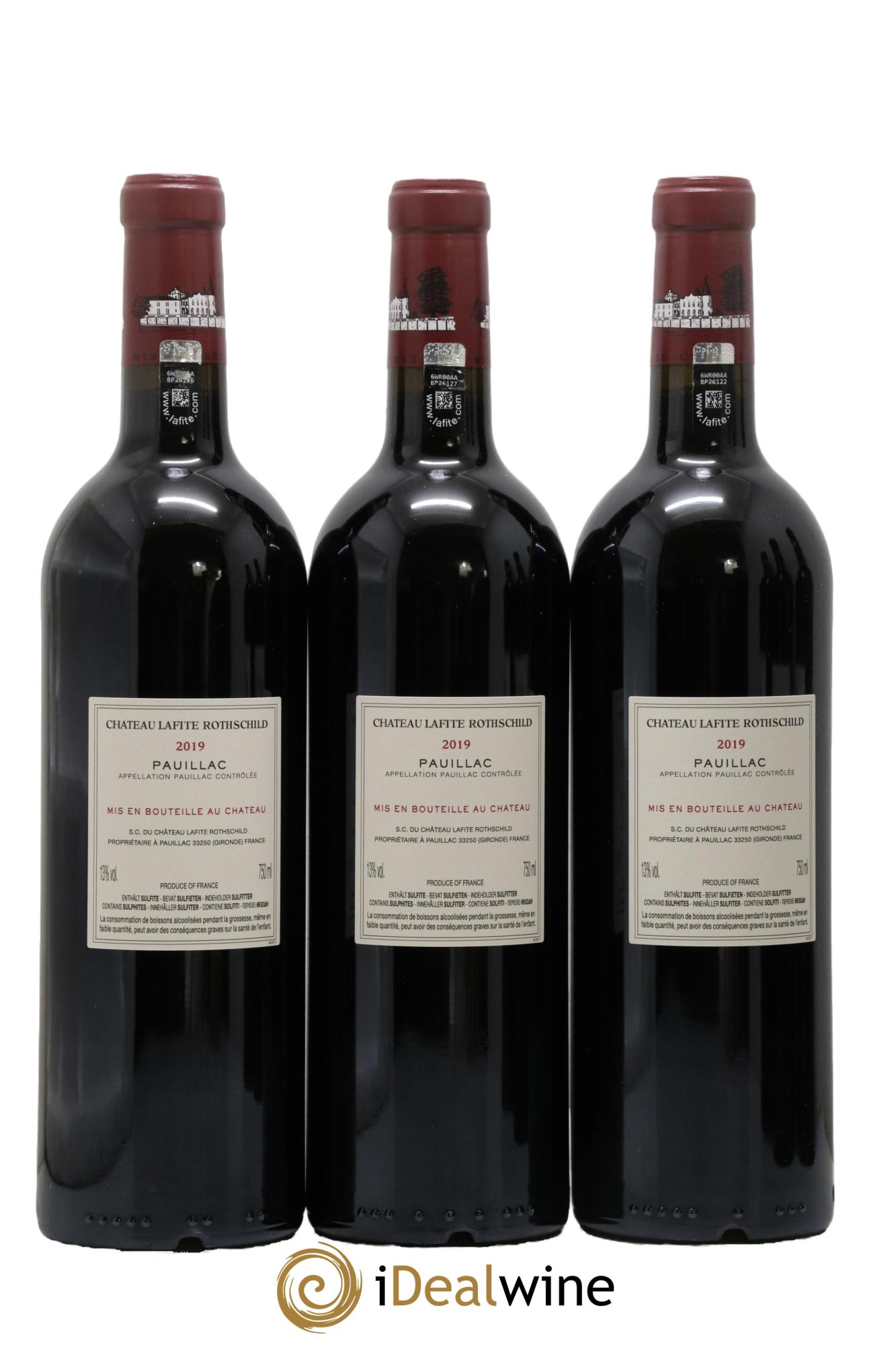 Château Lafite Rothschild 1er Grand Cru Classé 2019 - Lot de 6 bouteilles - 4