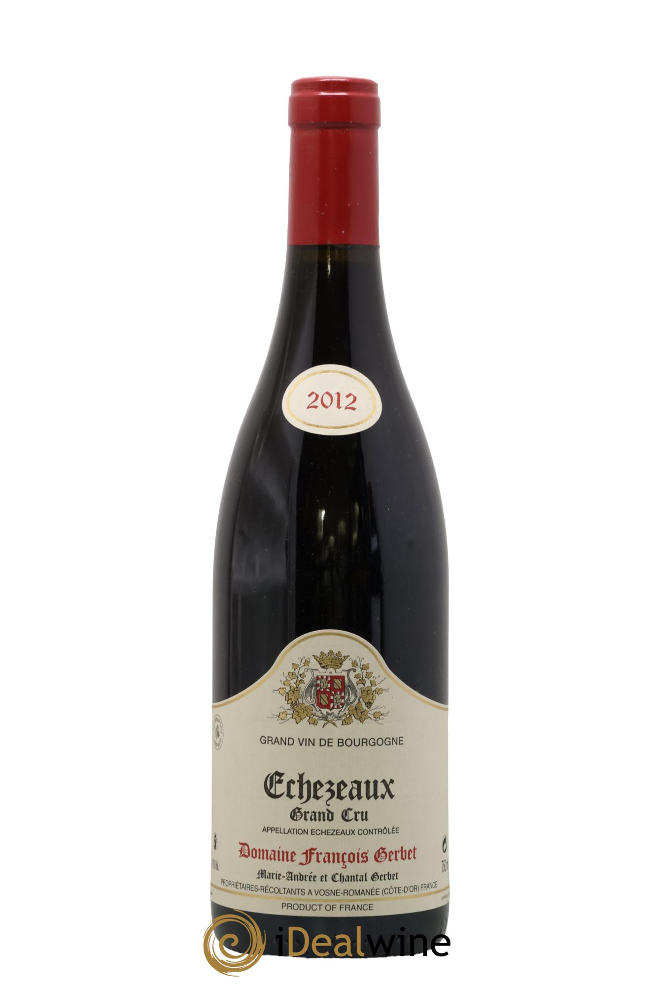 Echezeaux Grand Cru François Gerbet 2012 - Lot de 1 bouteille - 0