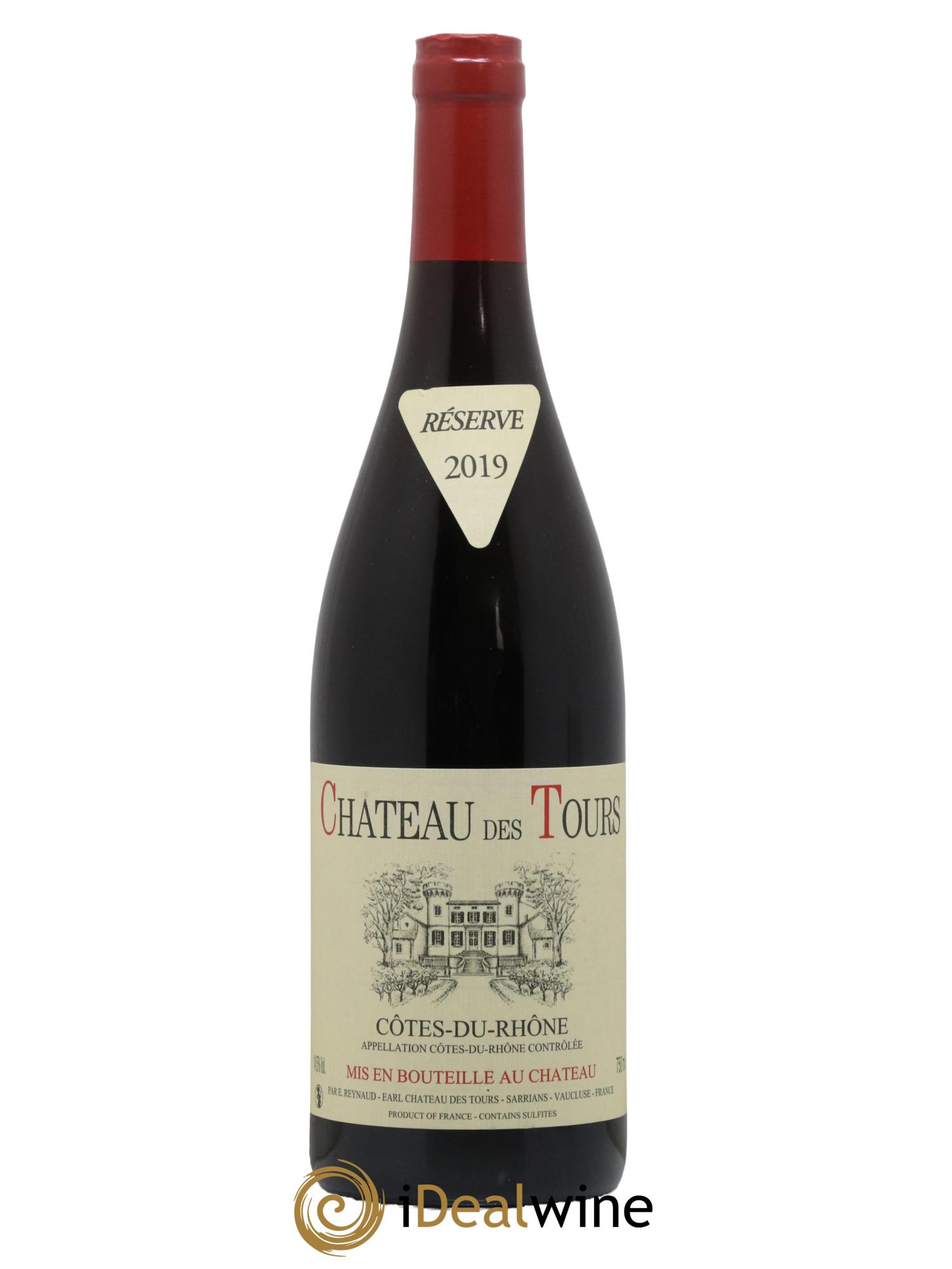 Côtes-du-Rhône Château des Tours Emmanuel Reynaud 2019 - Lot de 1 bouteille - 0