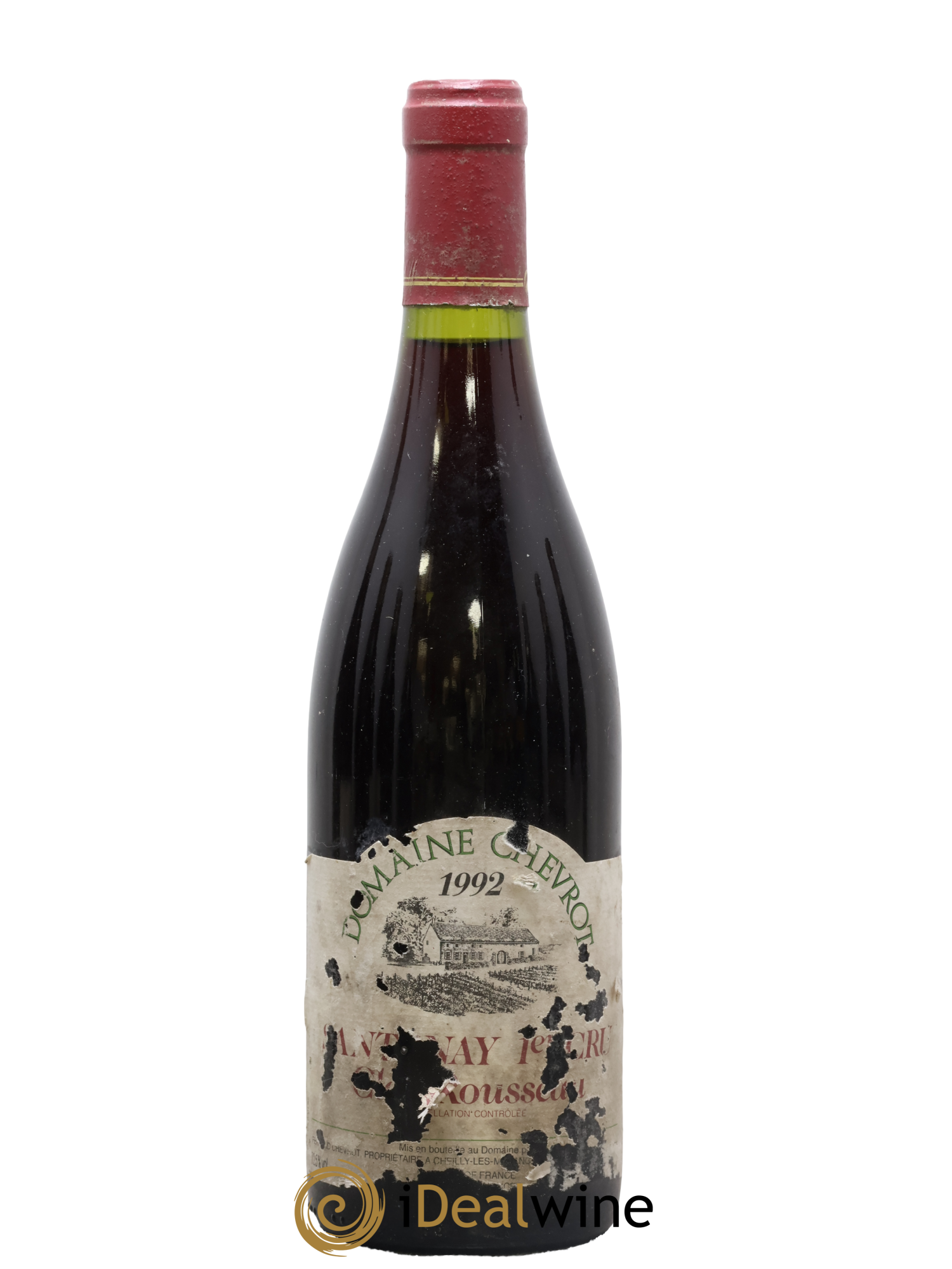 Santenay 1er Cru Clos Rousseau Domaine Chevrot 1992 - Lot de 1 bouteille - 0