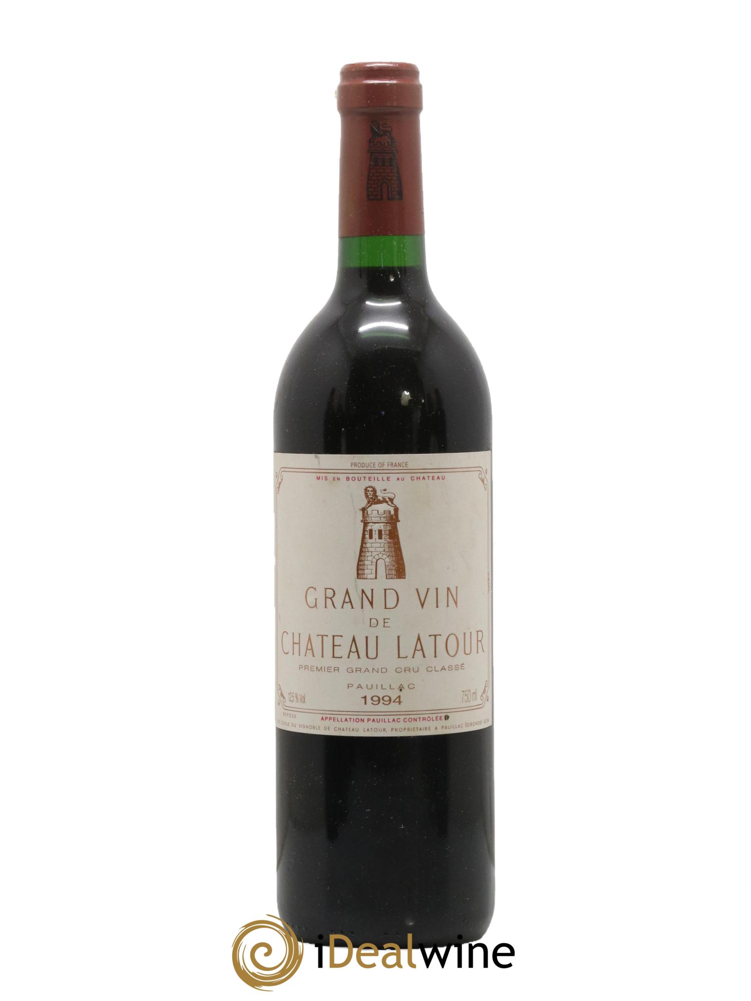 Château Latour 1er Grand Cru Classé 1994 - Lot de 1 bouteille - 0