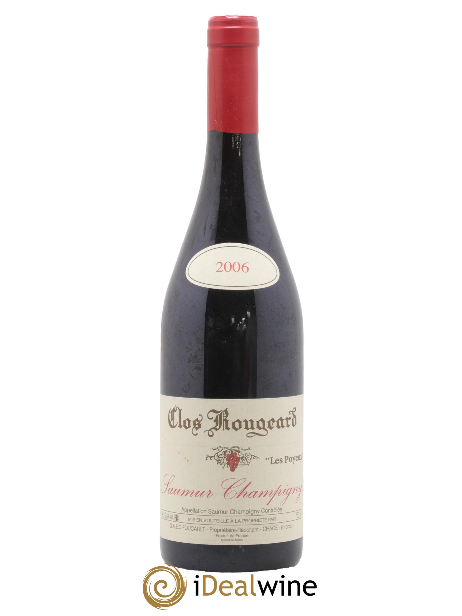 Saumur-Champigny Les Poyeux Clos Rougeard 2006 - Lot de 1 bouteille - 0