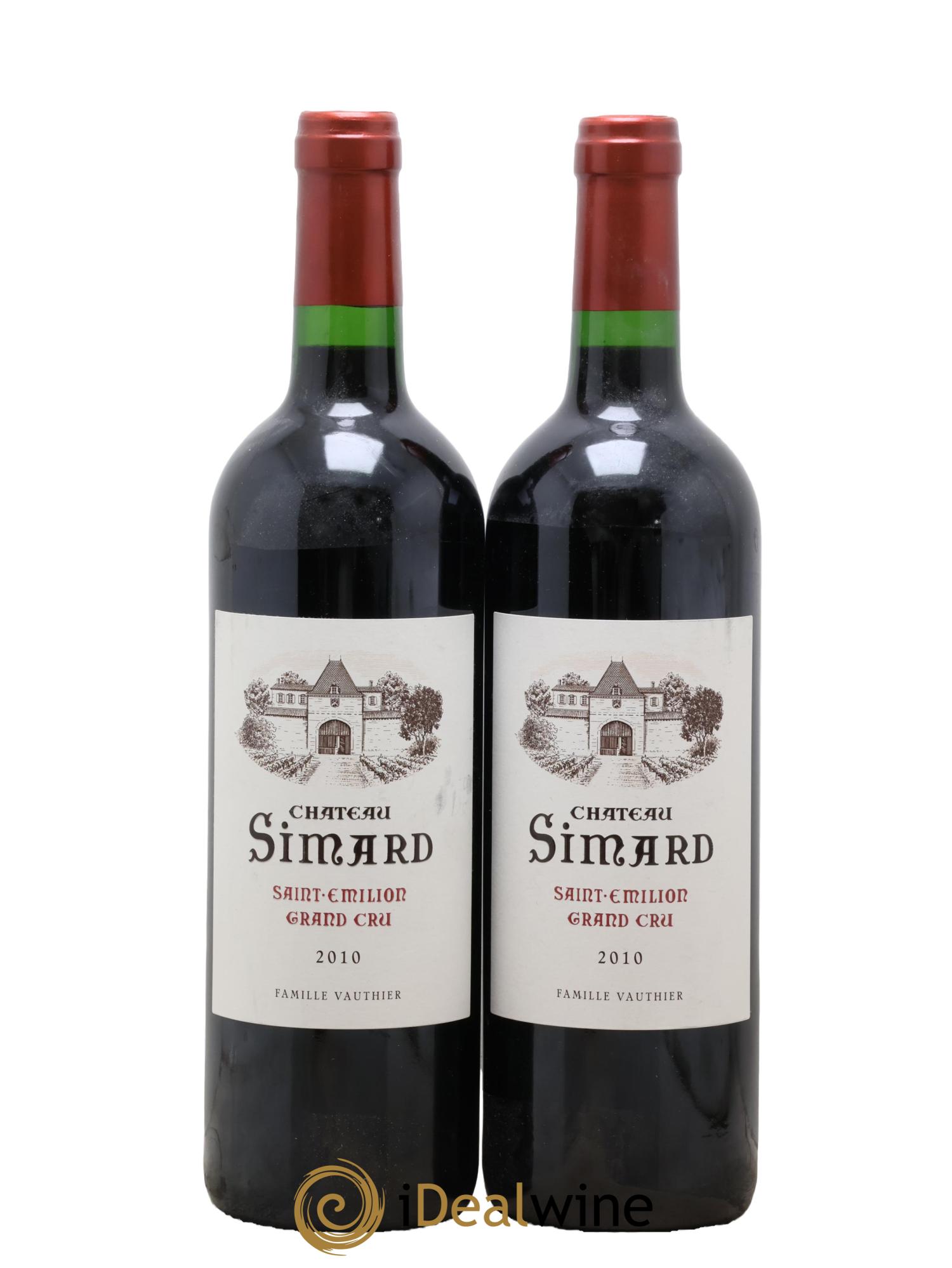 Château Simard 2010 - Lotto di 2 bottiglie - 0