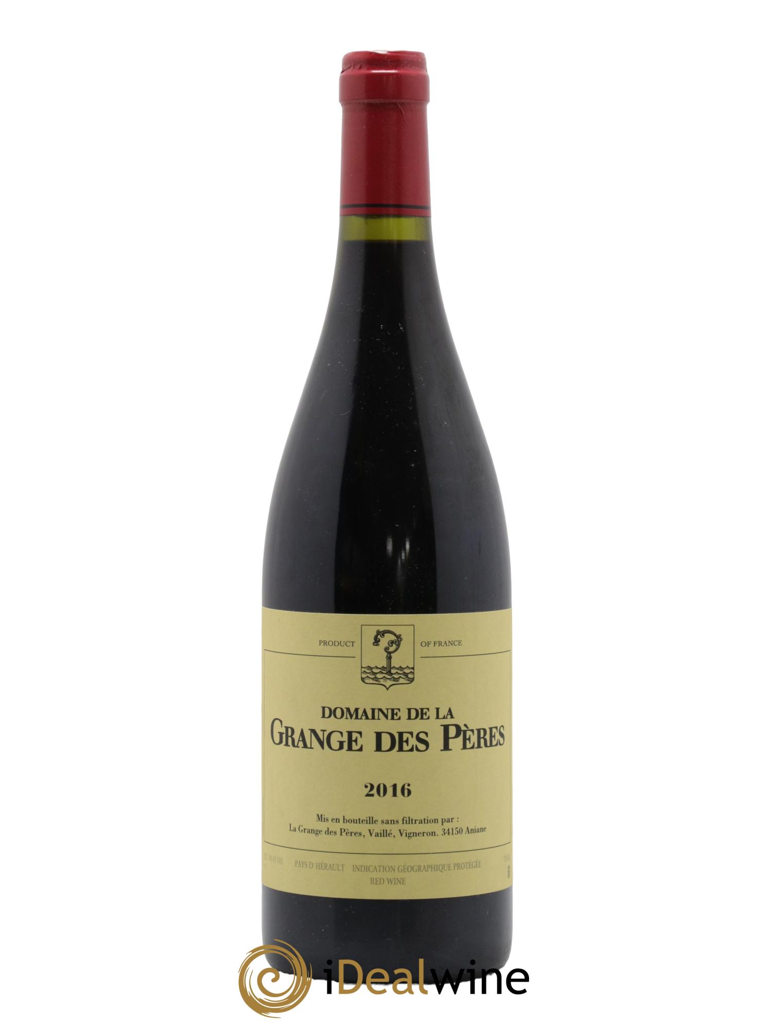 Pays d'Hérault Grange des Pères Laurent Vaillé 2016 - Lot de 1 bouteille - 0