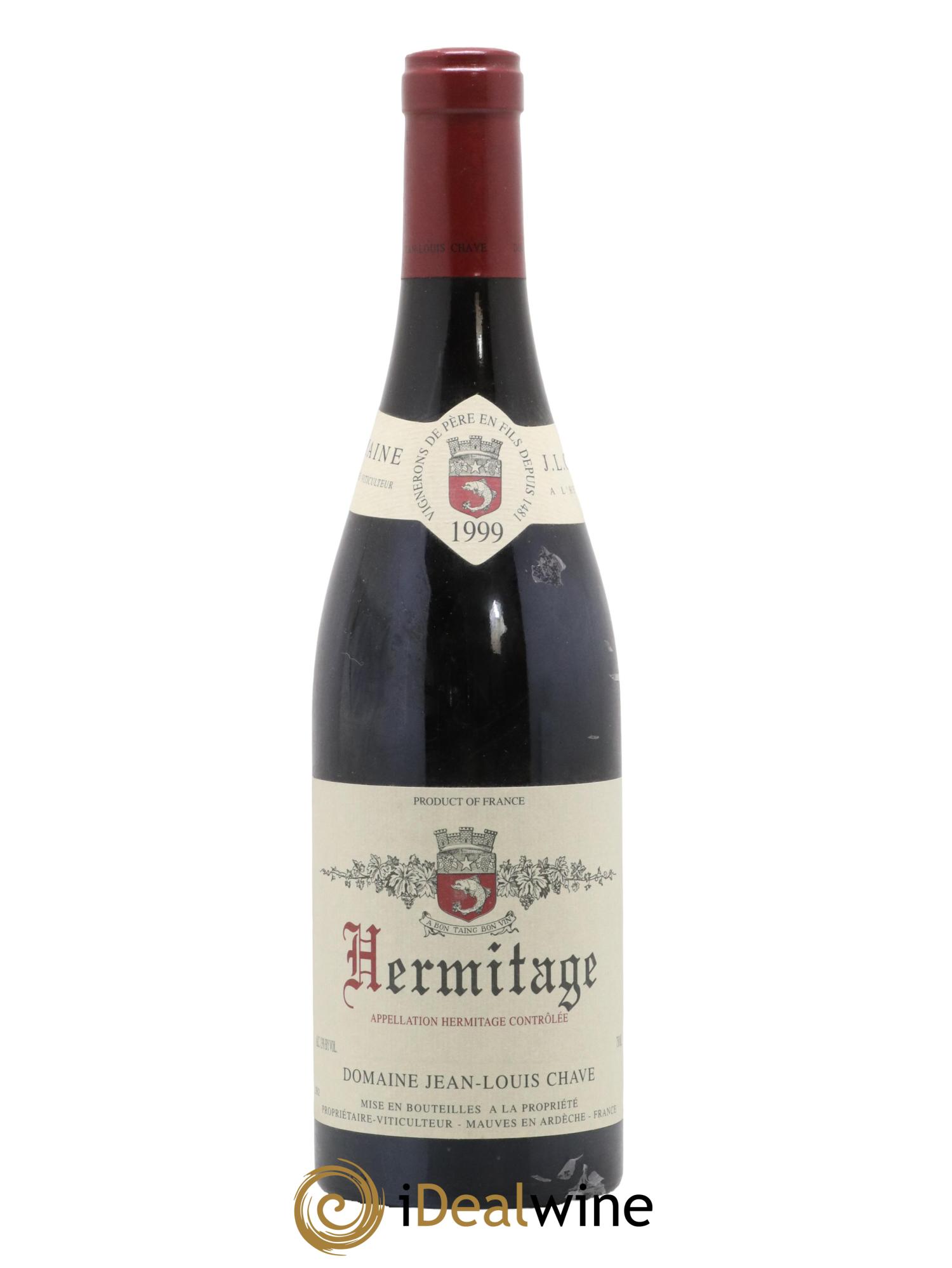 Hermitage Jean-Louis Chave 1999 - Lot de 1 bouteille - 0