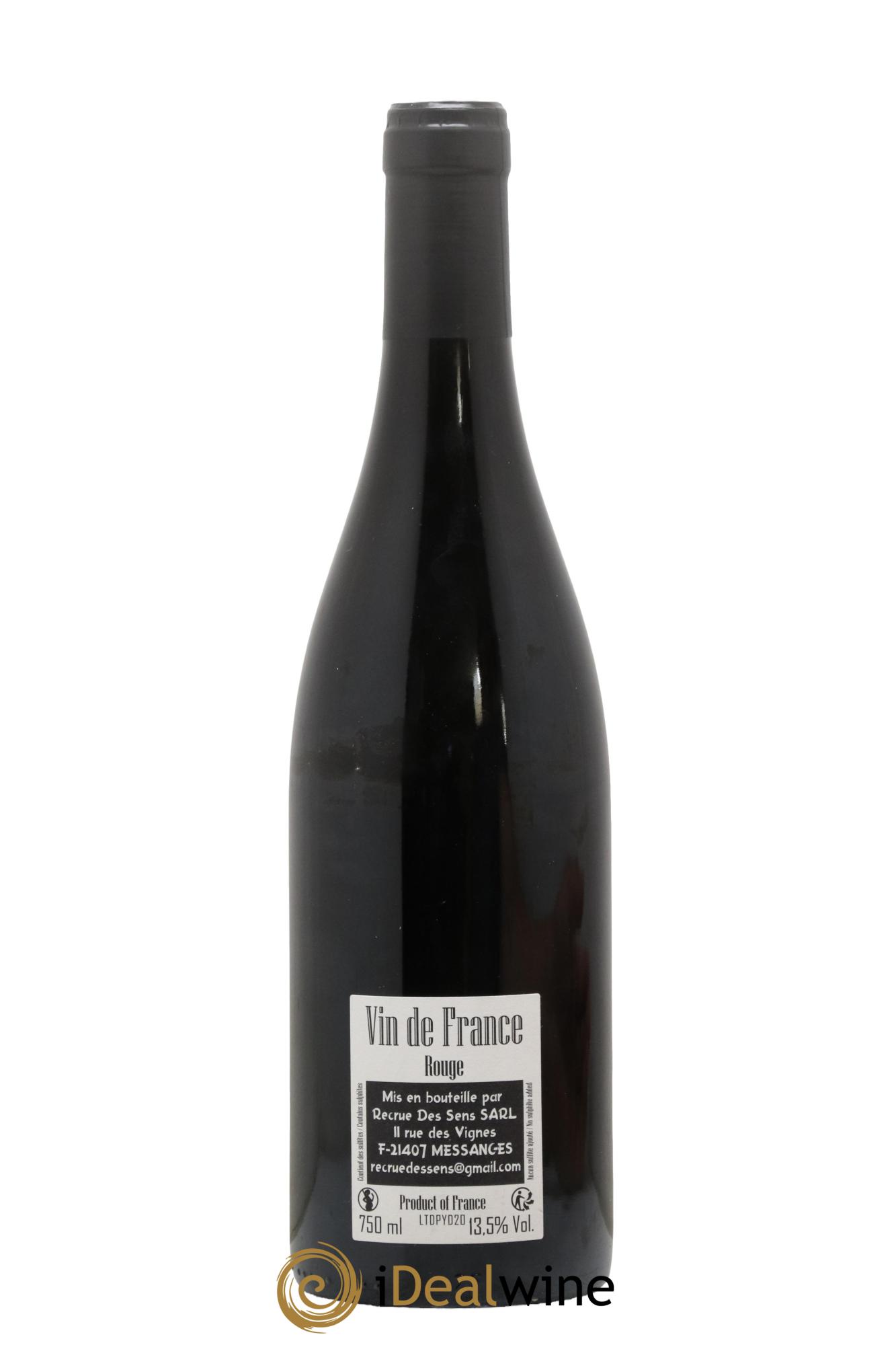 Vin de France Tête de Ponts Yann Durieux - Recrue des Sens  2020 - Lotto di 1 bottiglia - 1