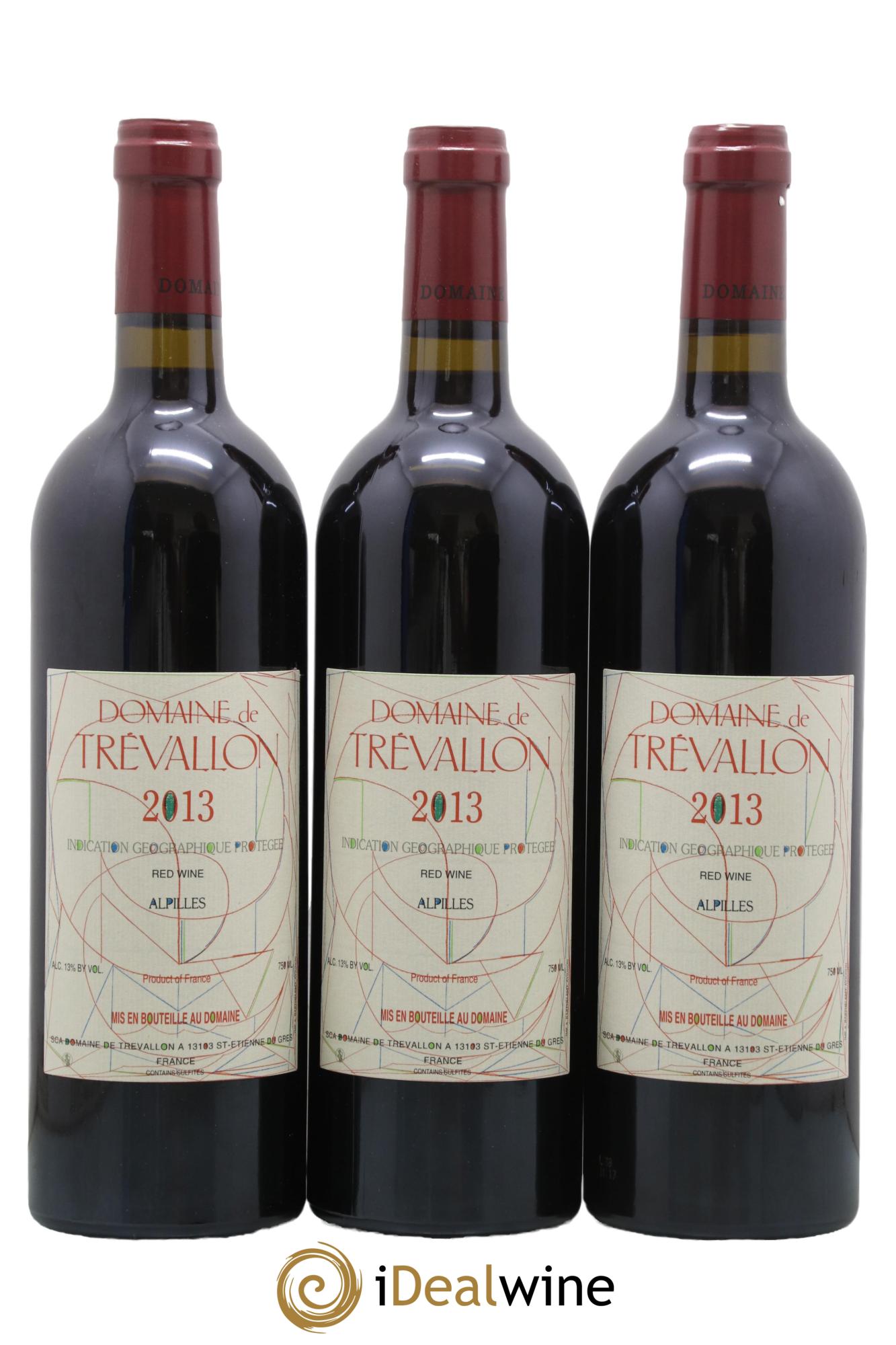 IGP Alpilles Trévallon (Domaine de) Eloi Dürrbach 2013 - Lotto di 3 bottiglie - 0