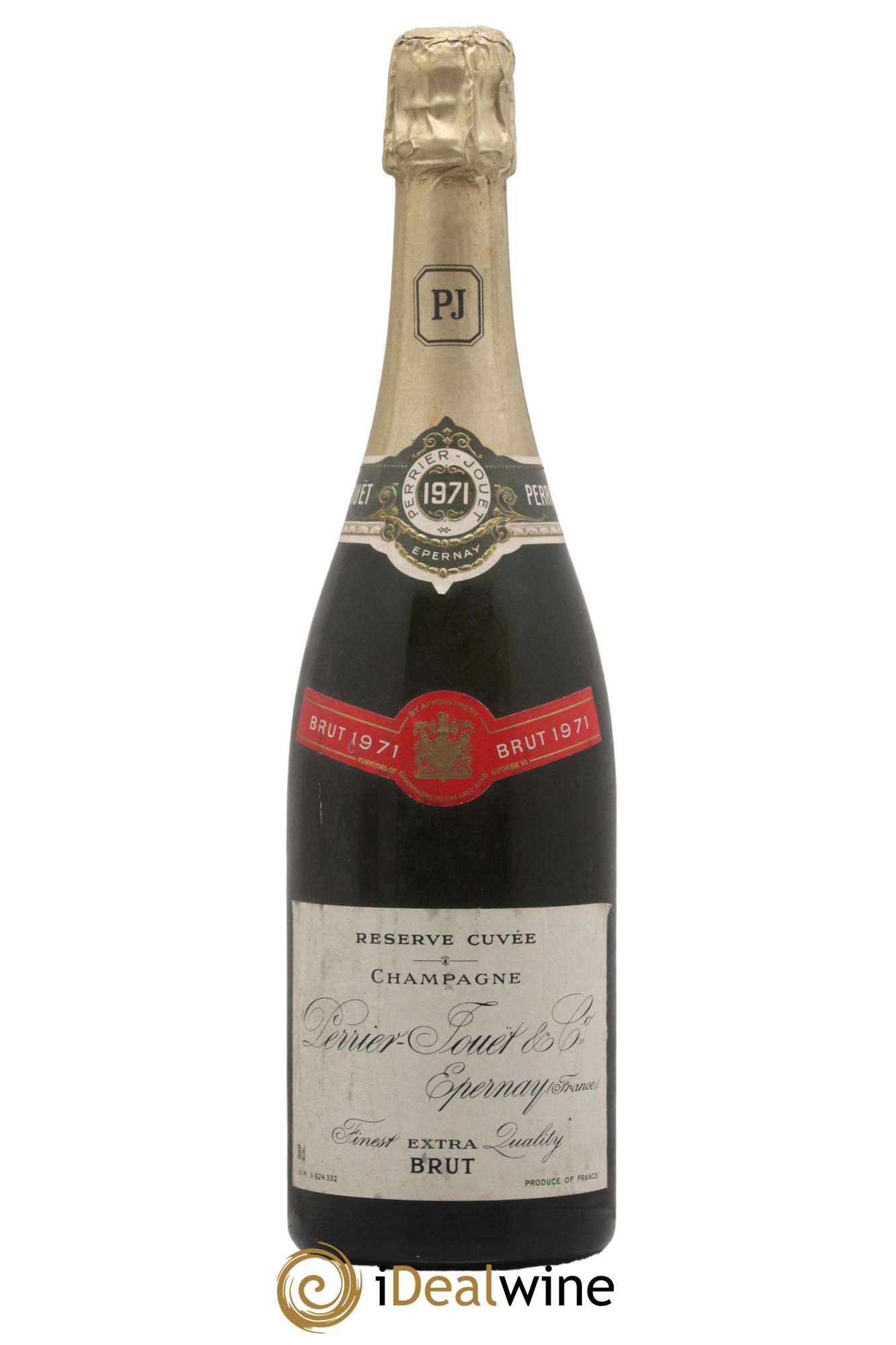 Champagne Brut Reserve Cuvée Perrier-Jouet & Co. 1971 - Lot de 1 bouteille - 0